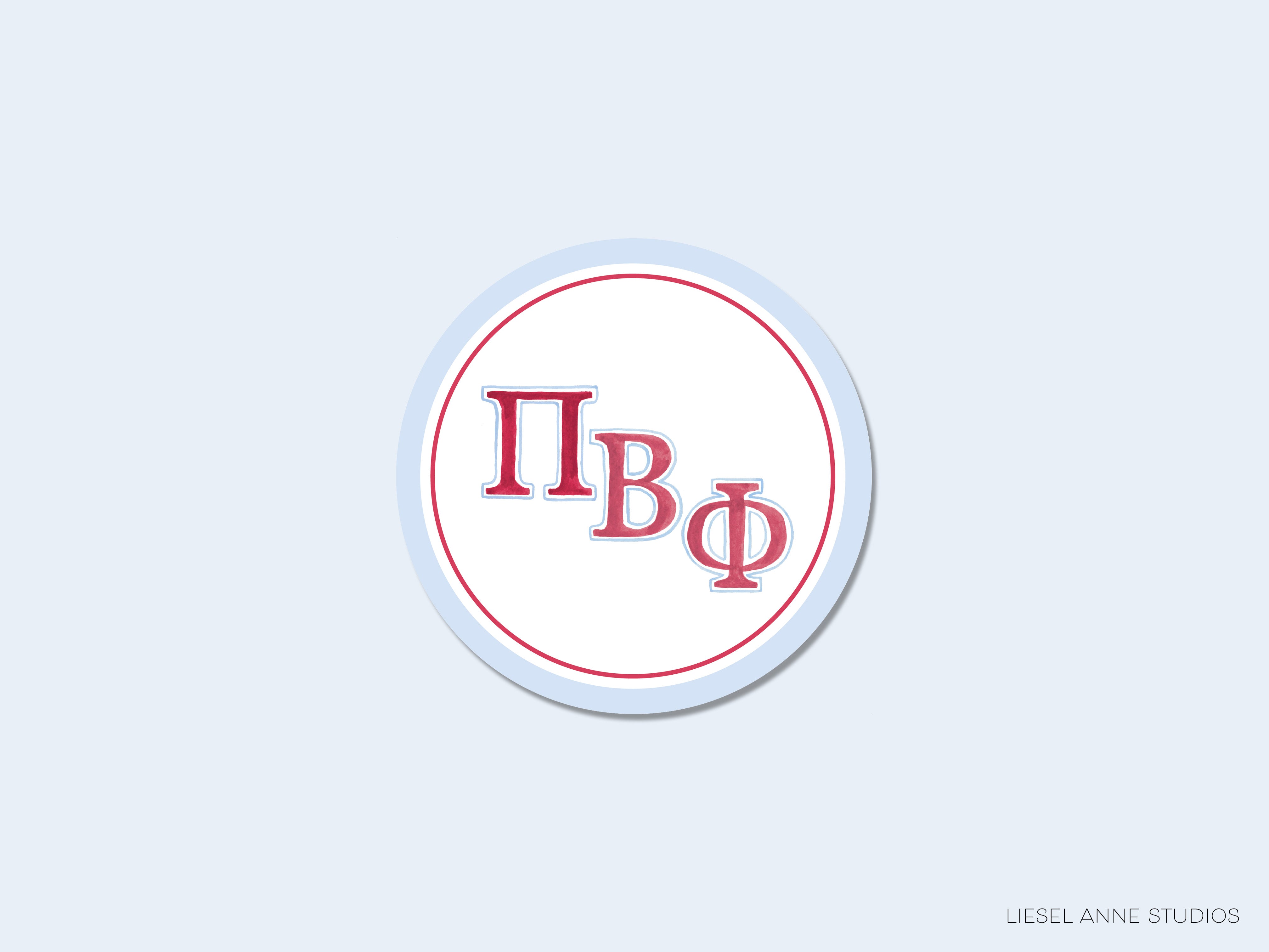 a red and white circle with the letter bq on it
