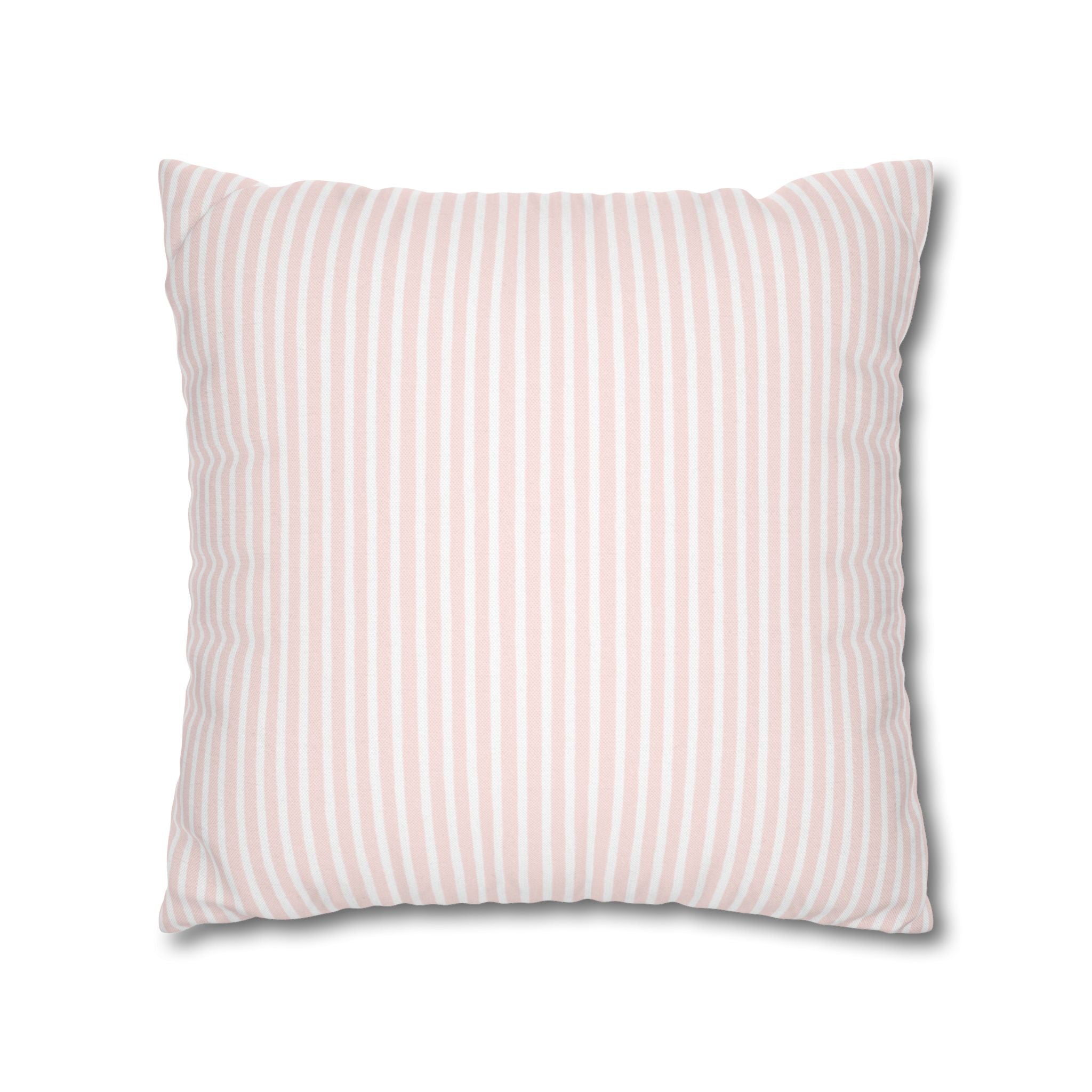 Pink Gingham Christmas Tree Pillow Cover