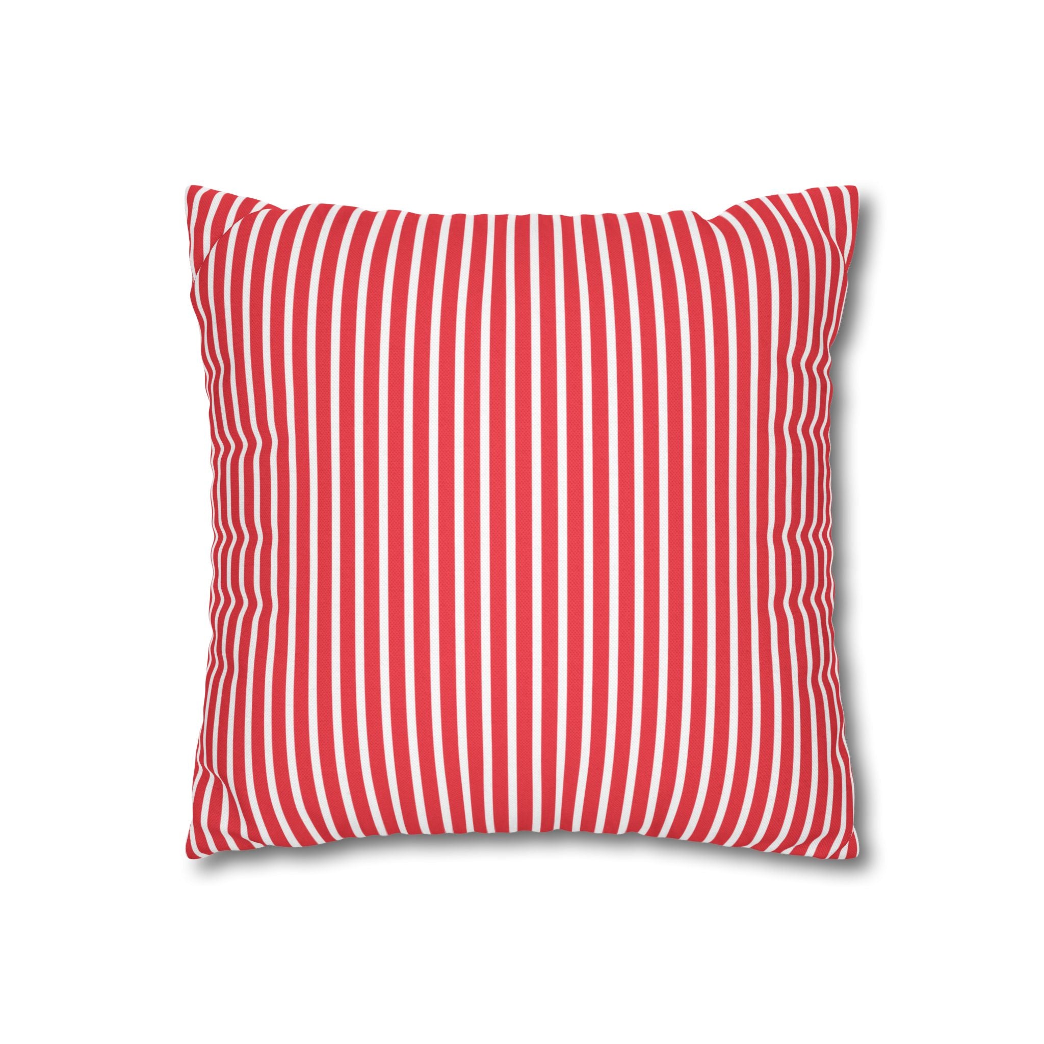 Candy Cane Christmas Pillow Cover