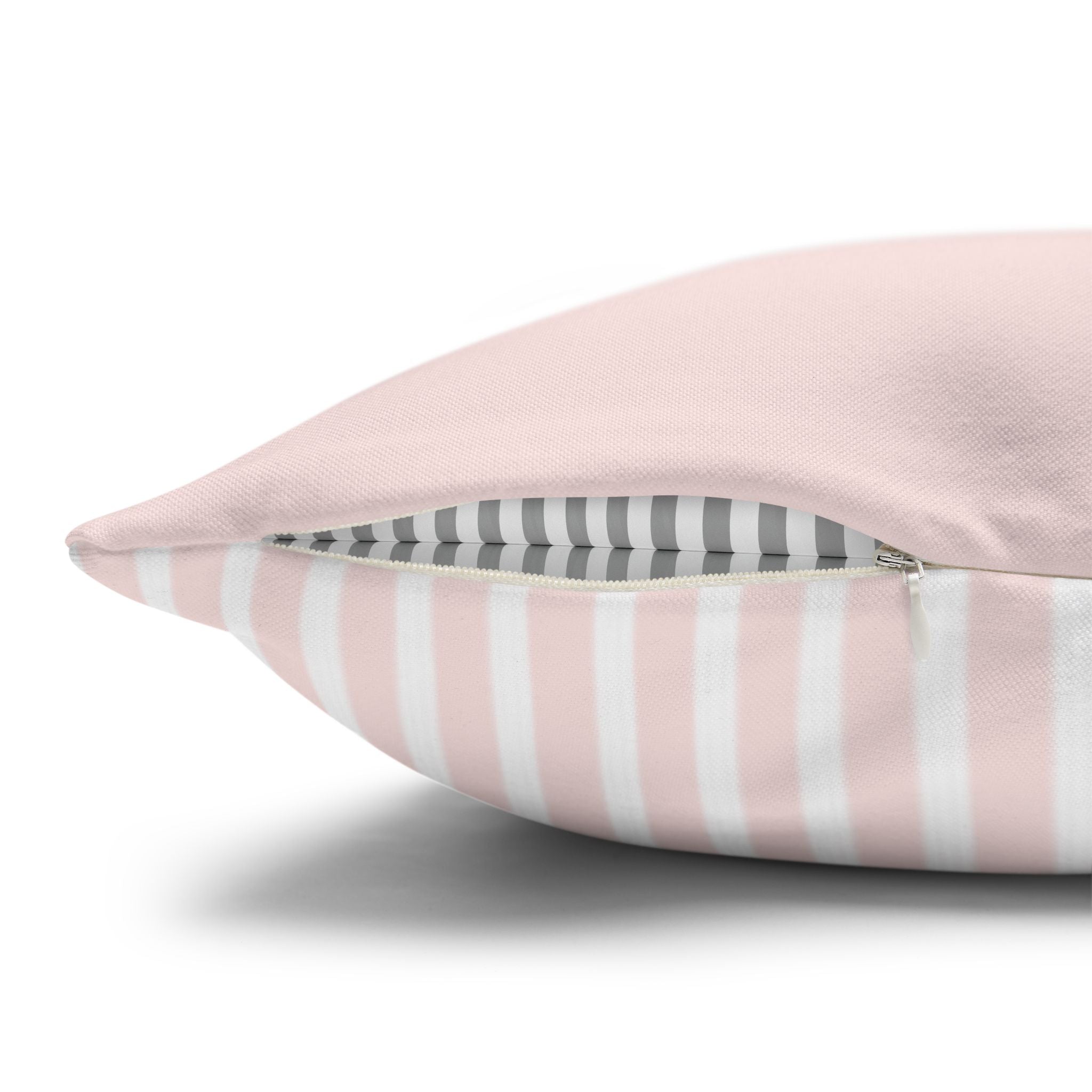 Pink Gingham Christmas Tree Pillow Cover