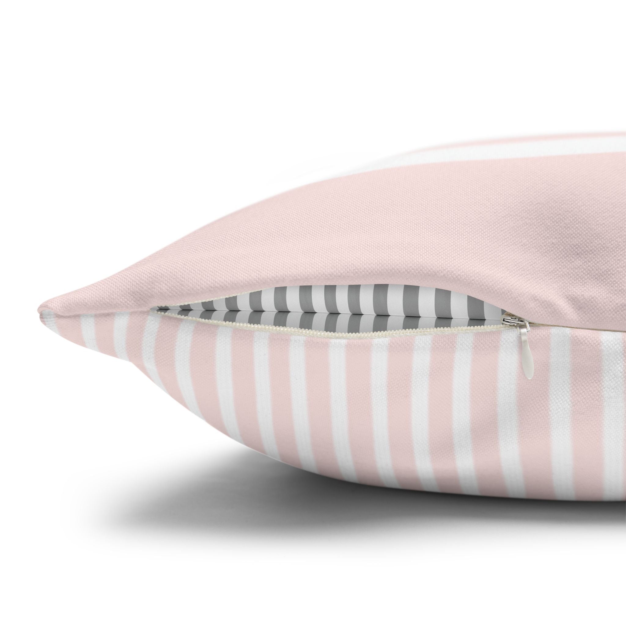 Pink Gingham Christmas Tree Pillow Cover