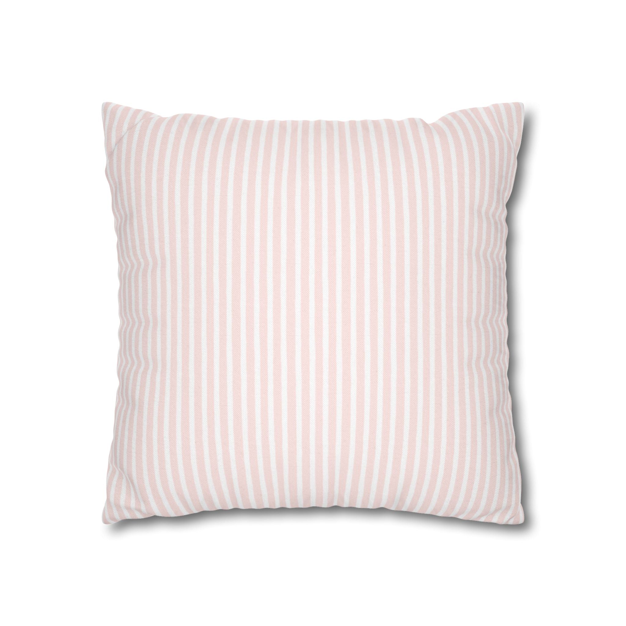 Pink Gingham Christmas Tree Pillow Cover