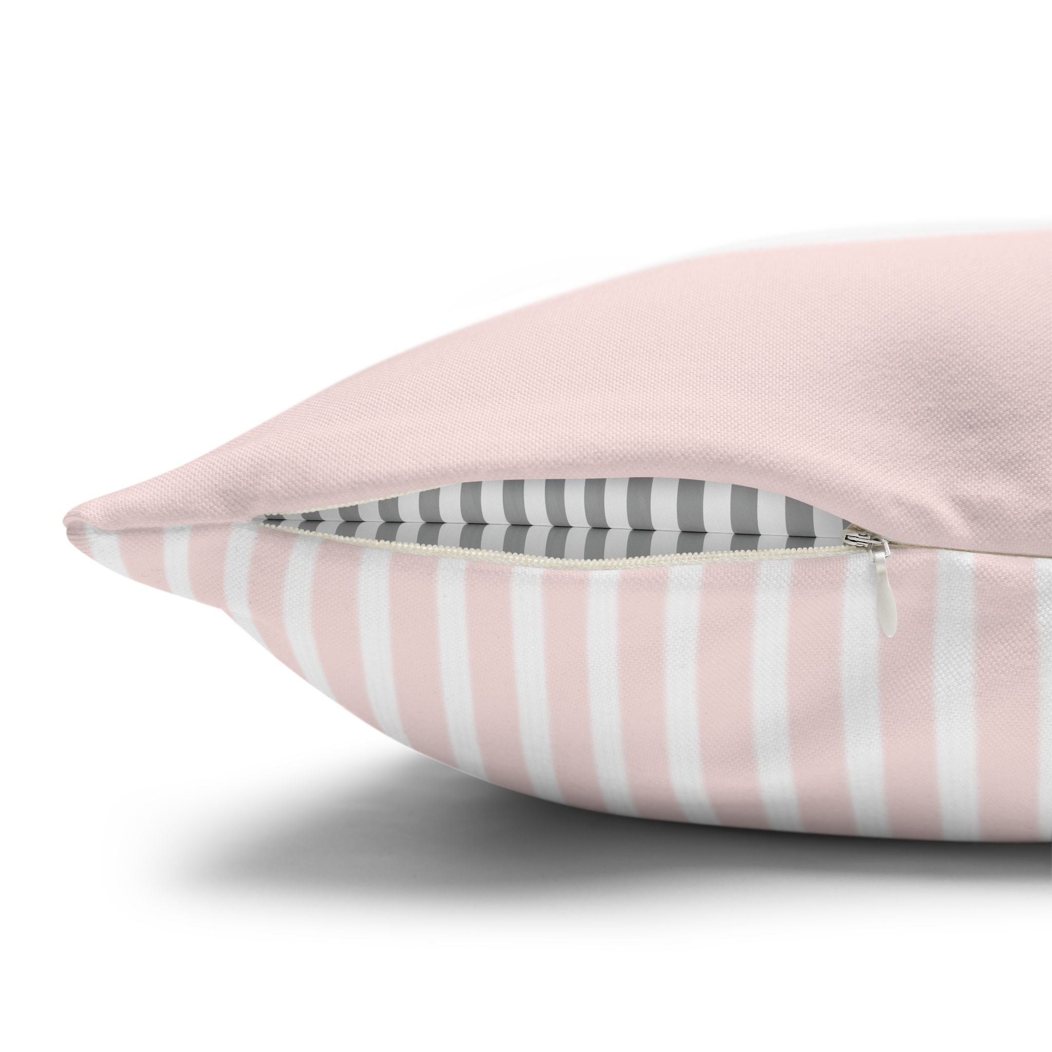 Pink Gingham Christmas Tree Pillow Cover