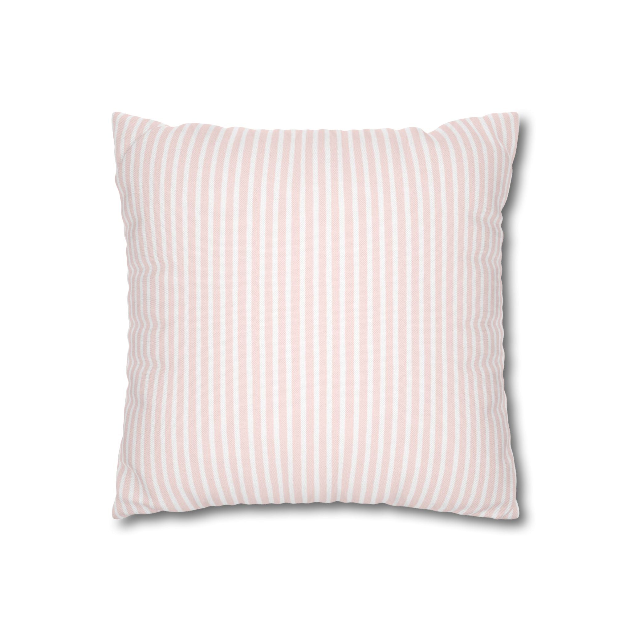 Pink Gingham Christmas Tree Pillow Cover