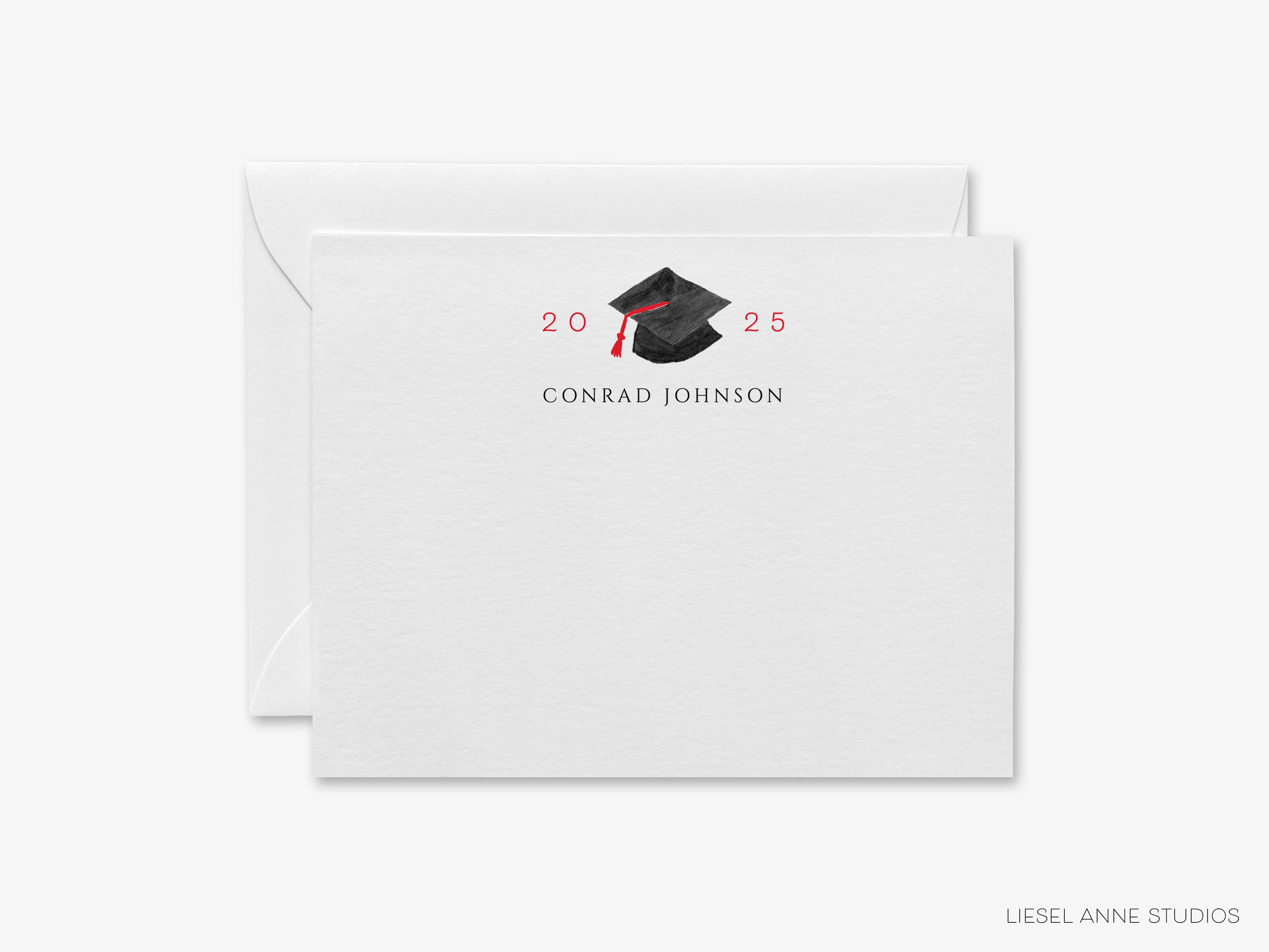 a graduation card with a graduation cap on it