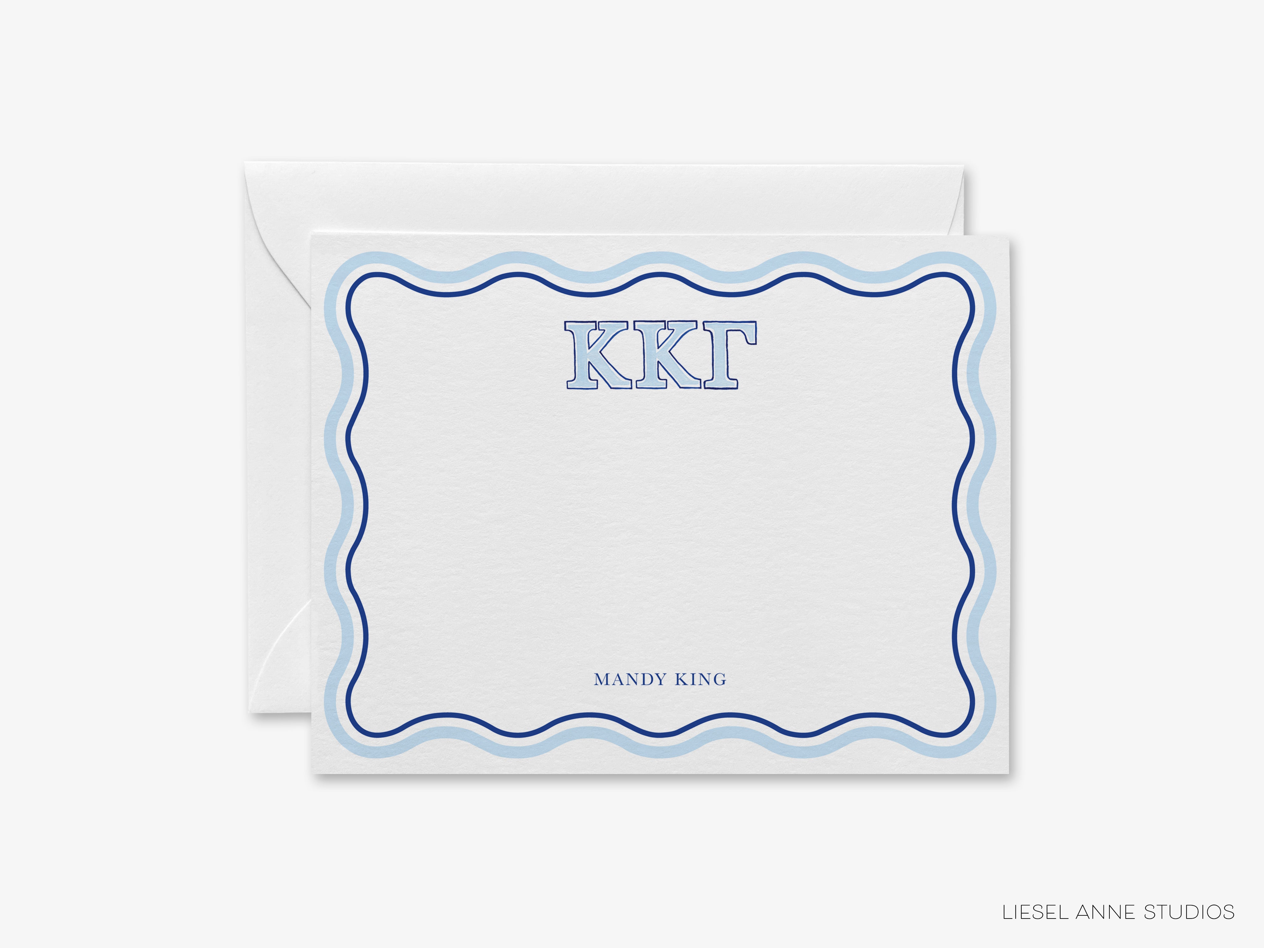 a card with the letter kt on it