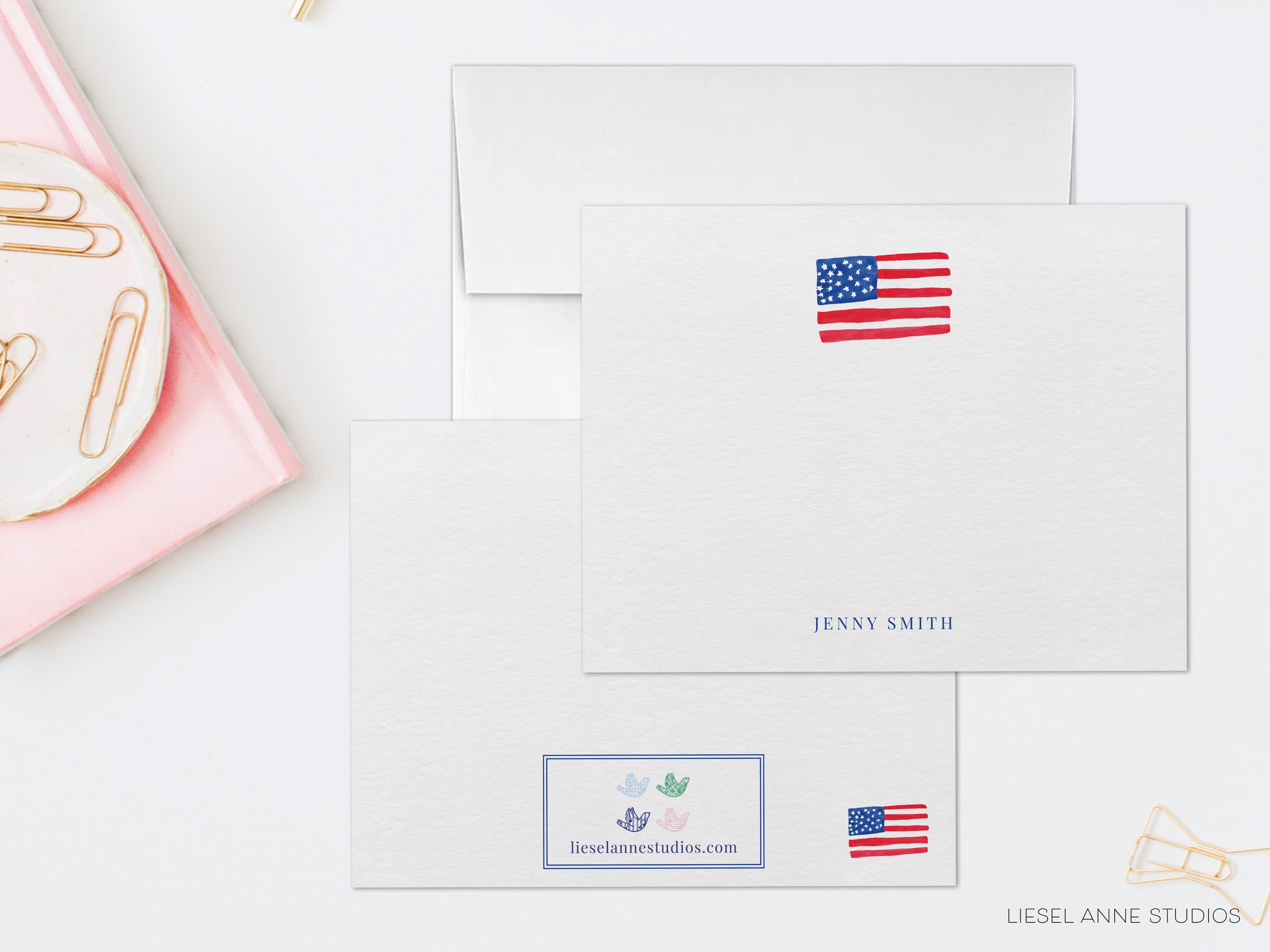 American Flag Flat Notes