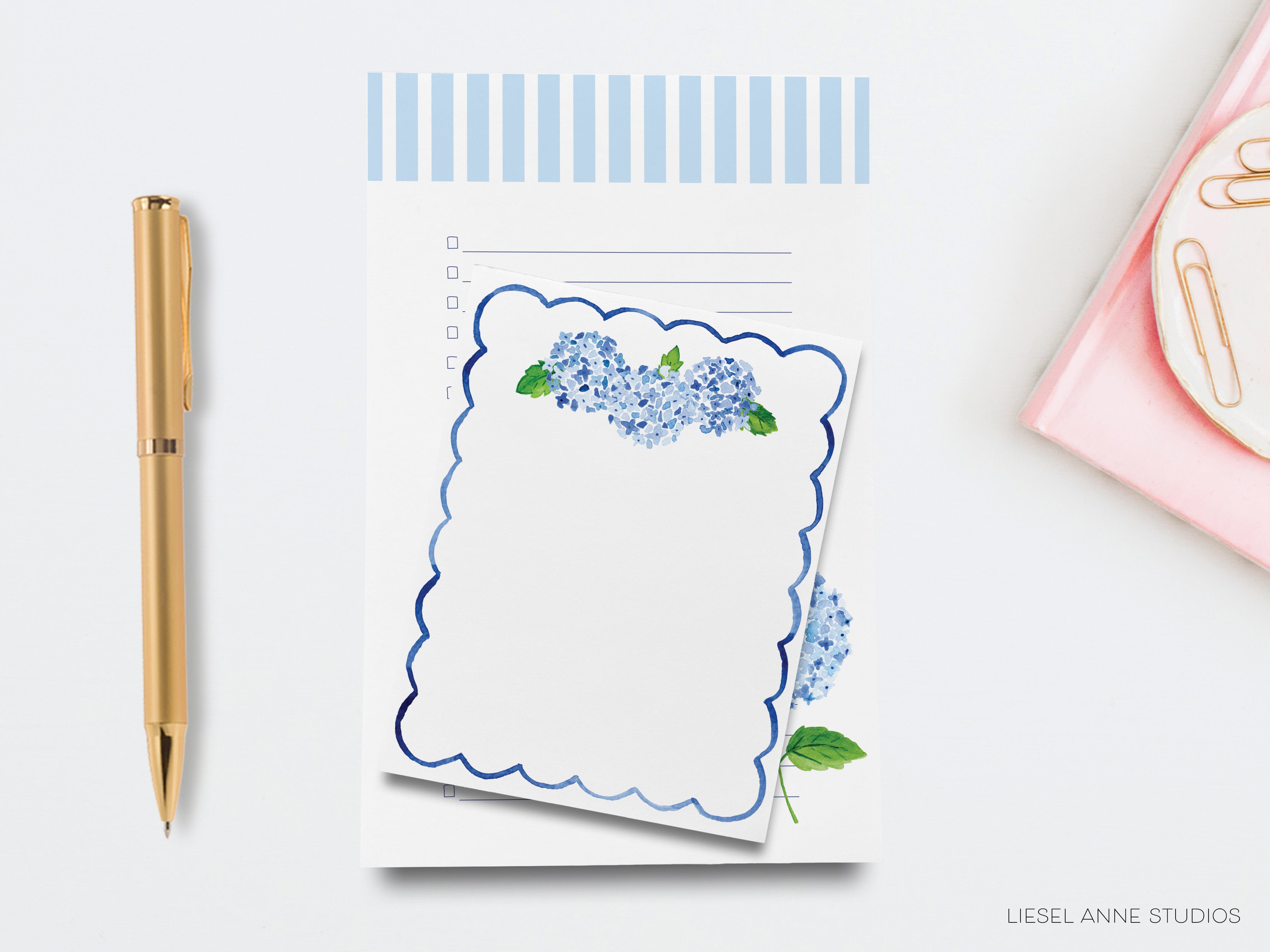 Hydrangea Notepad