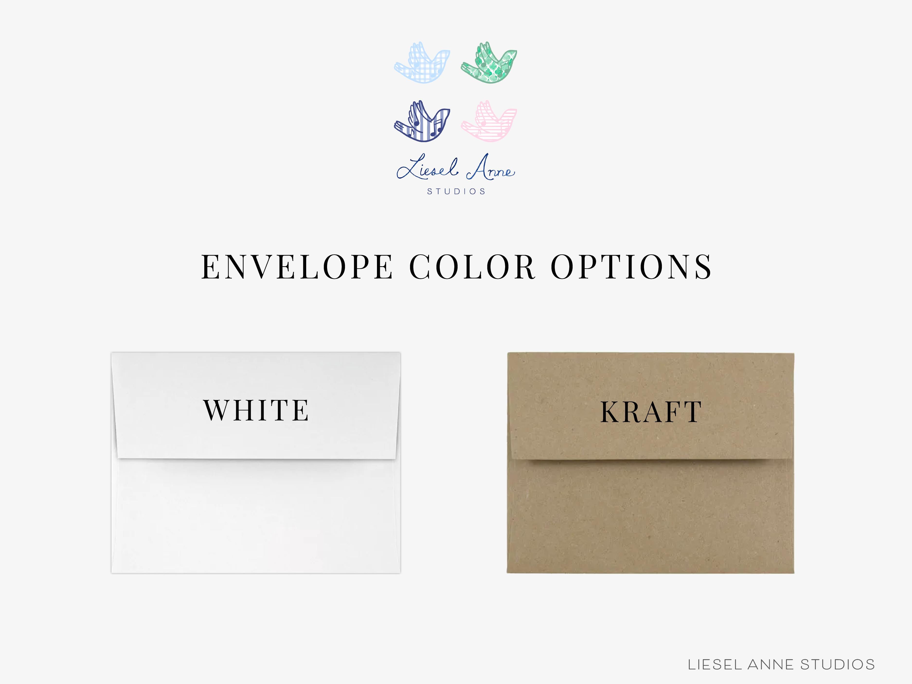 Graduation Tassel Announcements-These personalized flat graduation announcements are 4.25x5.5 and feature our hand-painted watercolor tassel, printed in the USA on 120lb textured stock. They come with your choice of envelopes and make great grad invitations for friends and family.-The Singing Little Bird