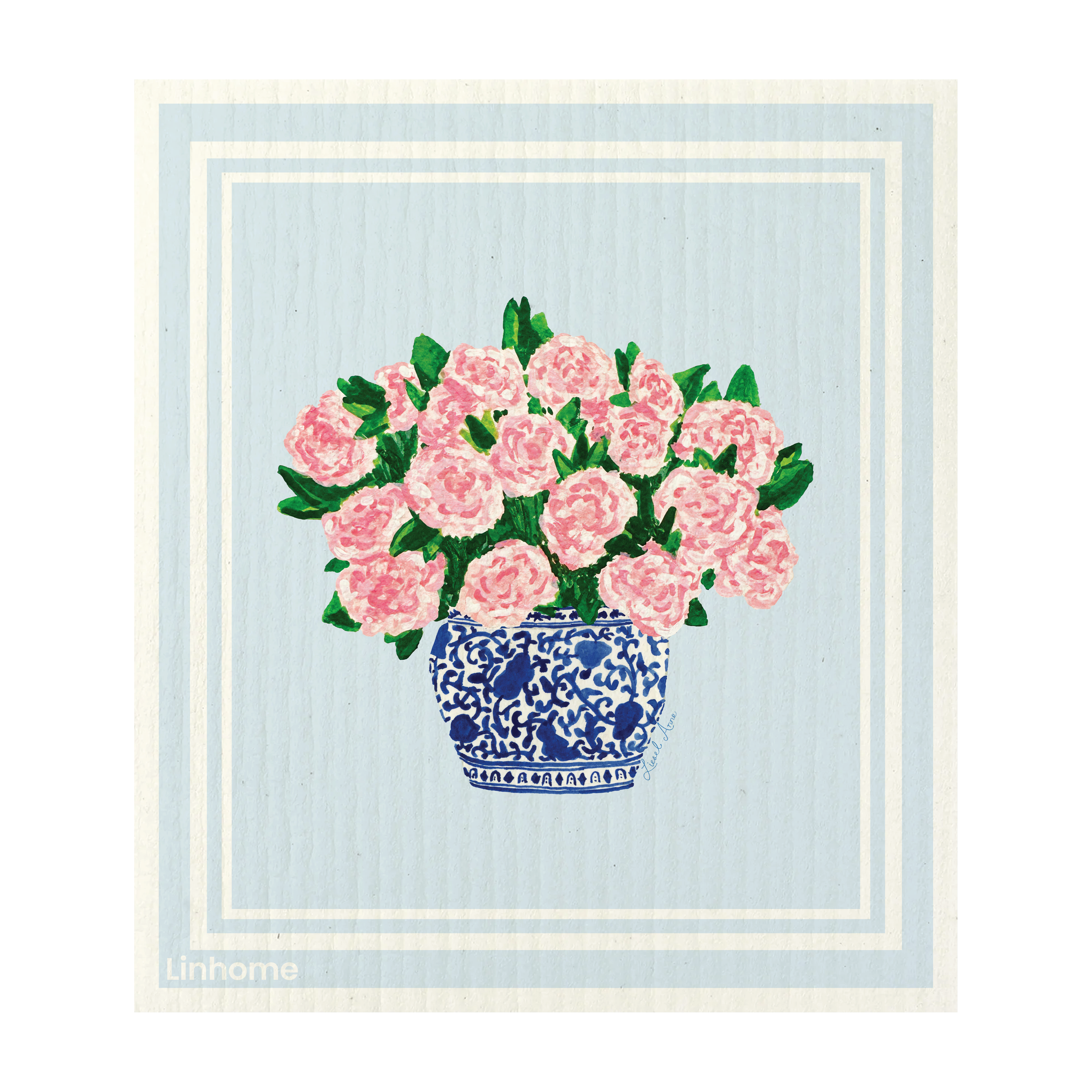 Blooming Garden – Linhome x Liesel Anne Swedish Dishcloths - 5 Pack
