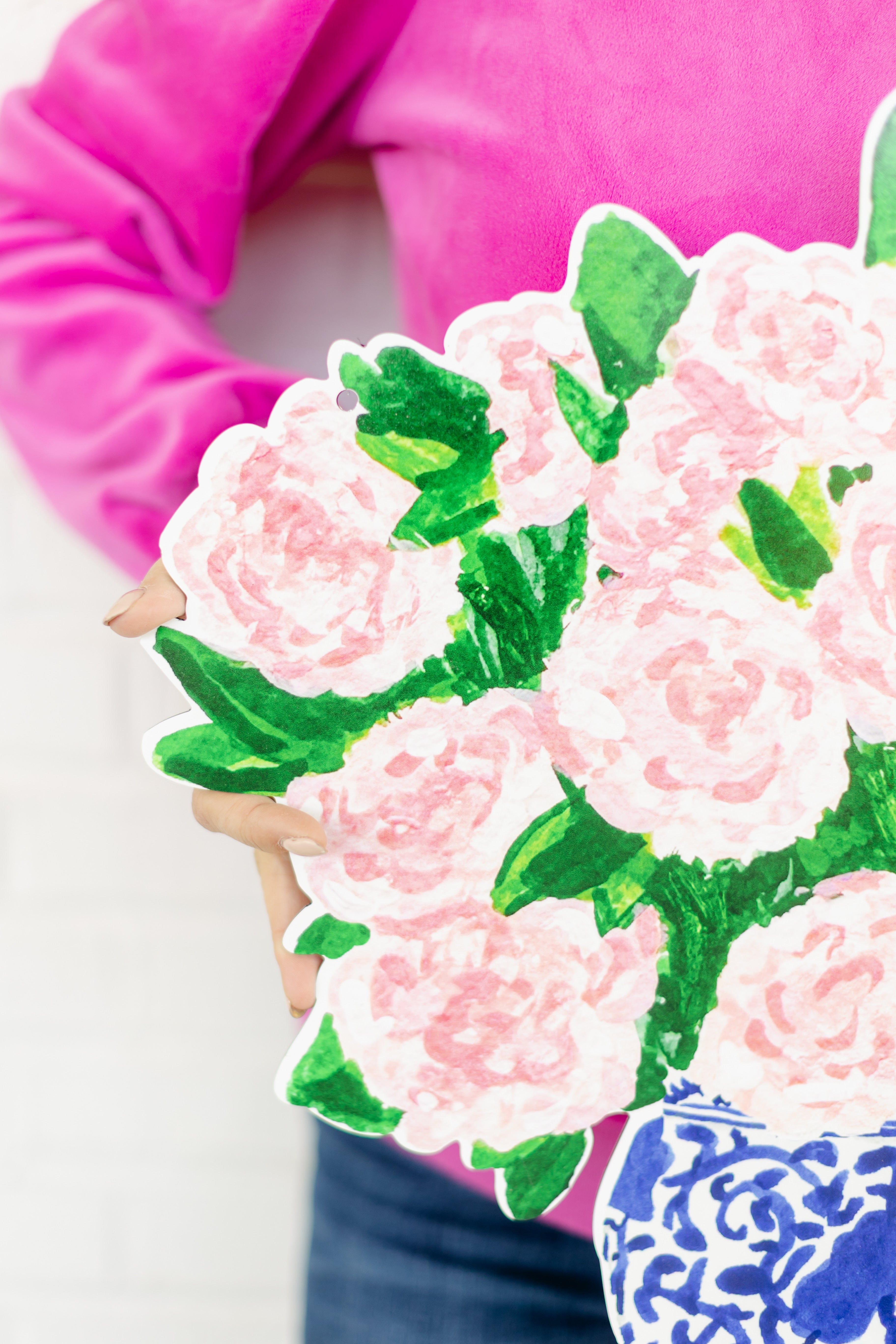 "The Peony Jar" Hanger