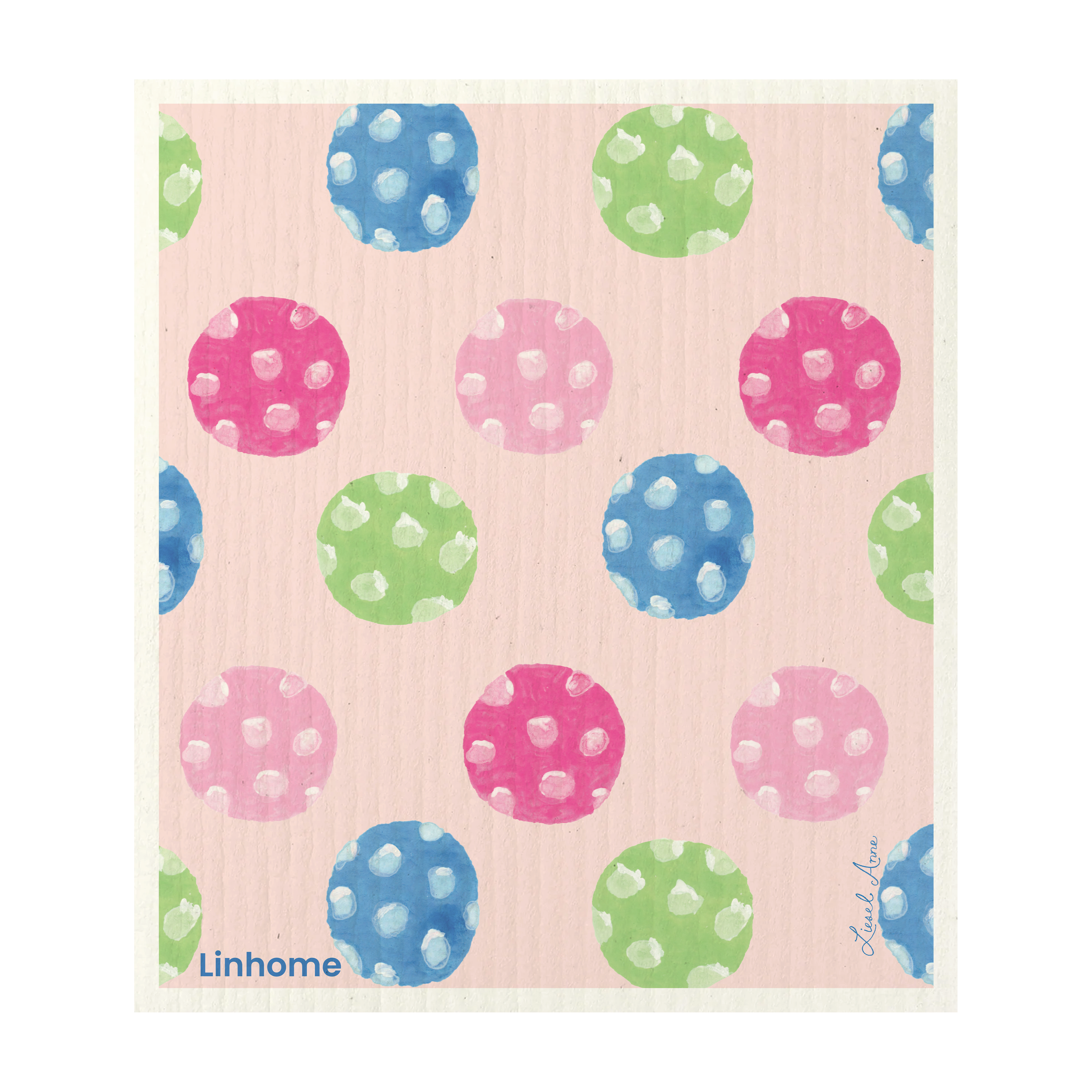 In the Kitchen Pickleball Swedish Dishcloths– Linhome x Liesel Anne Collection- 4 Pack