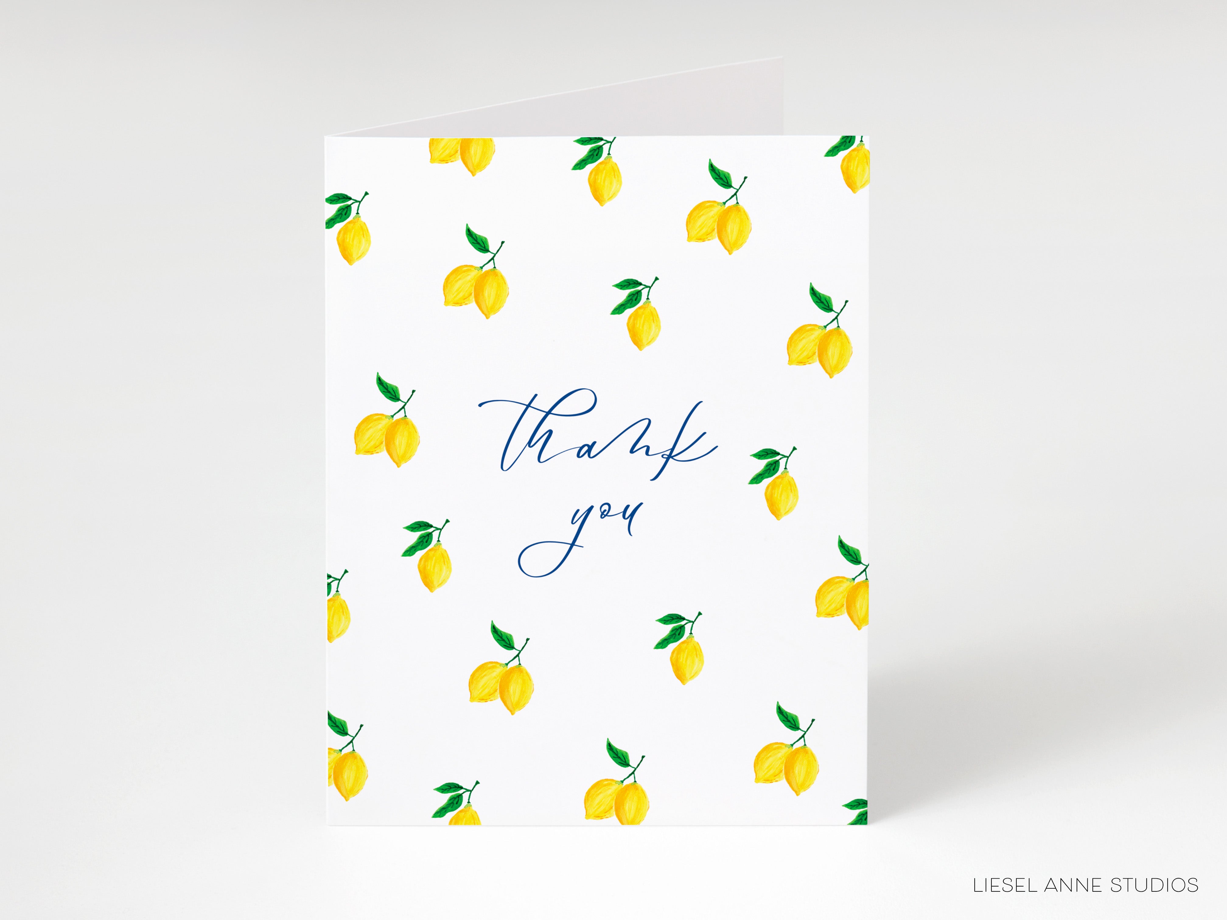Lemon Thank You Card
