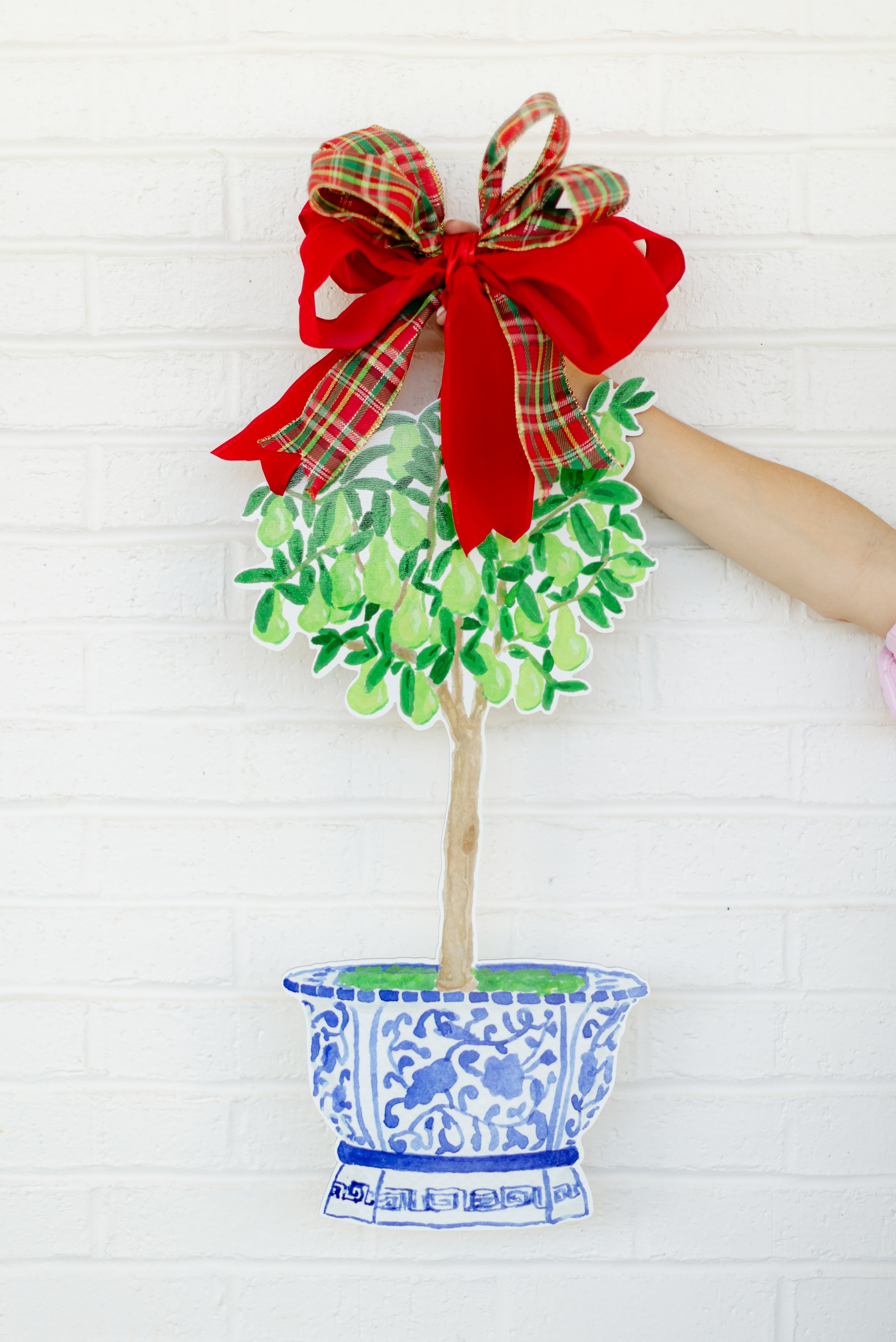 "Pear & Partridge" Pear Tree Hanger