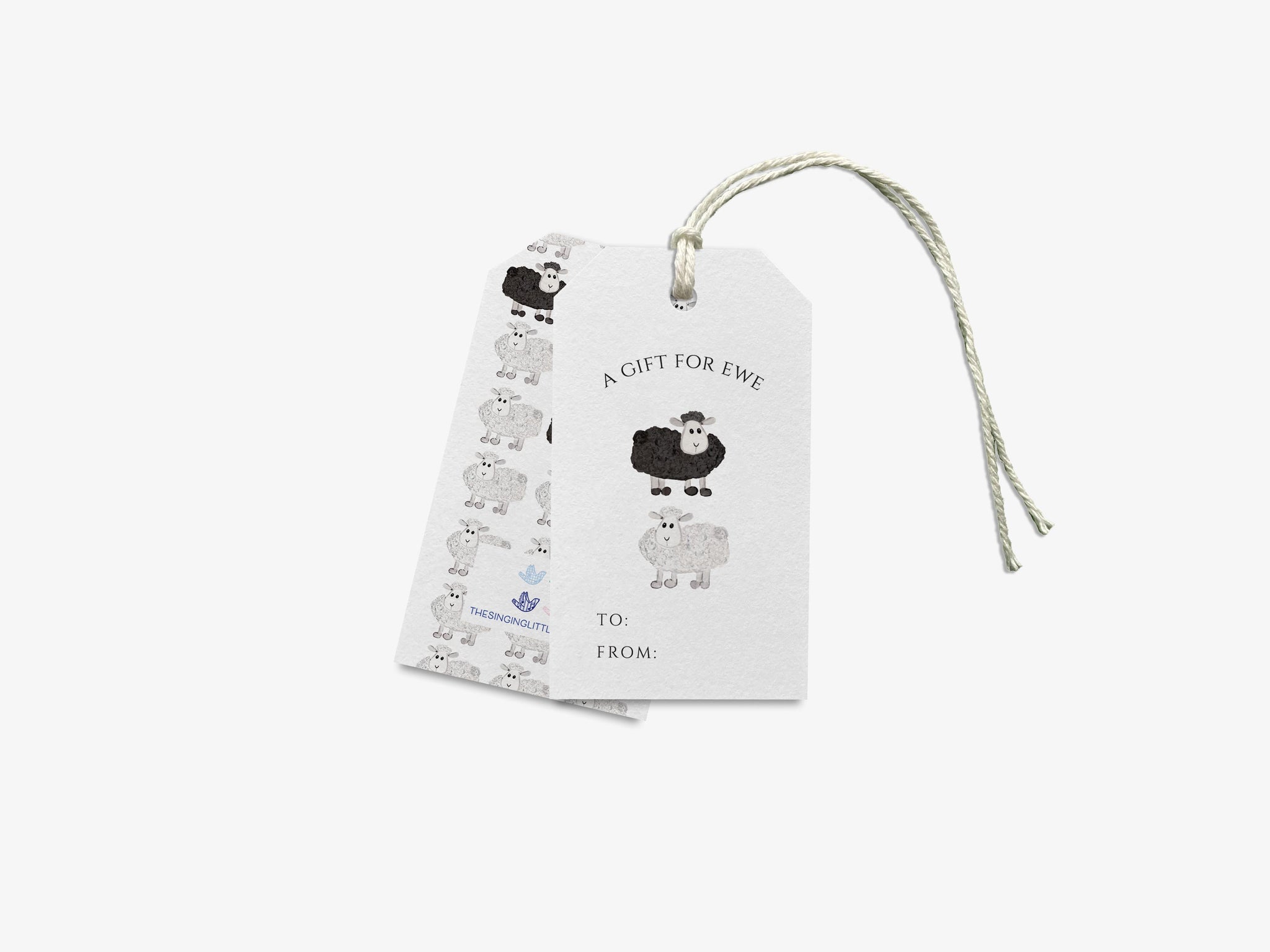 Sheep Gift Tags [Set of 8] | The Singing Little Bird