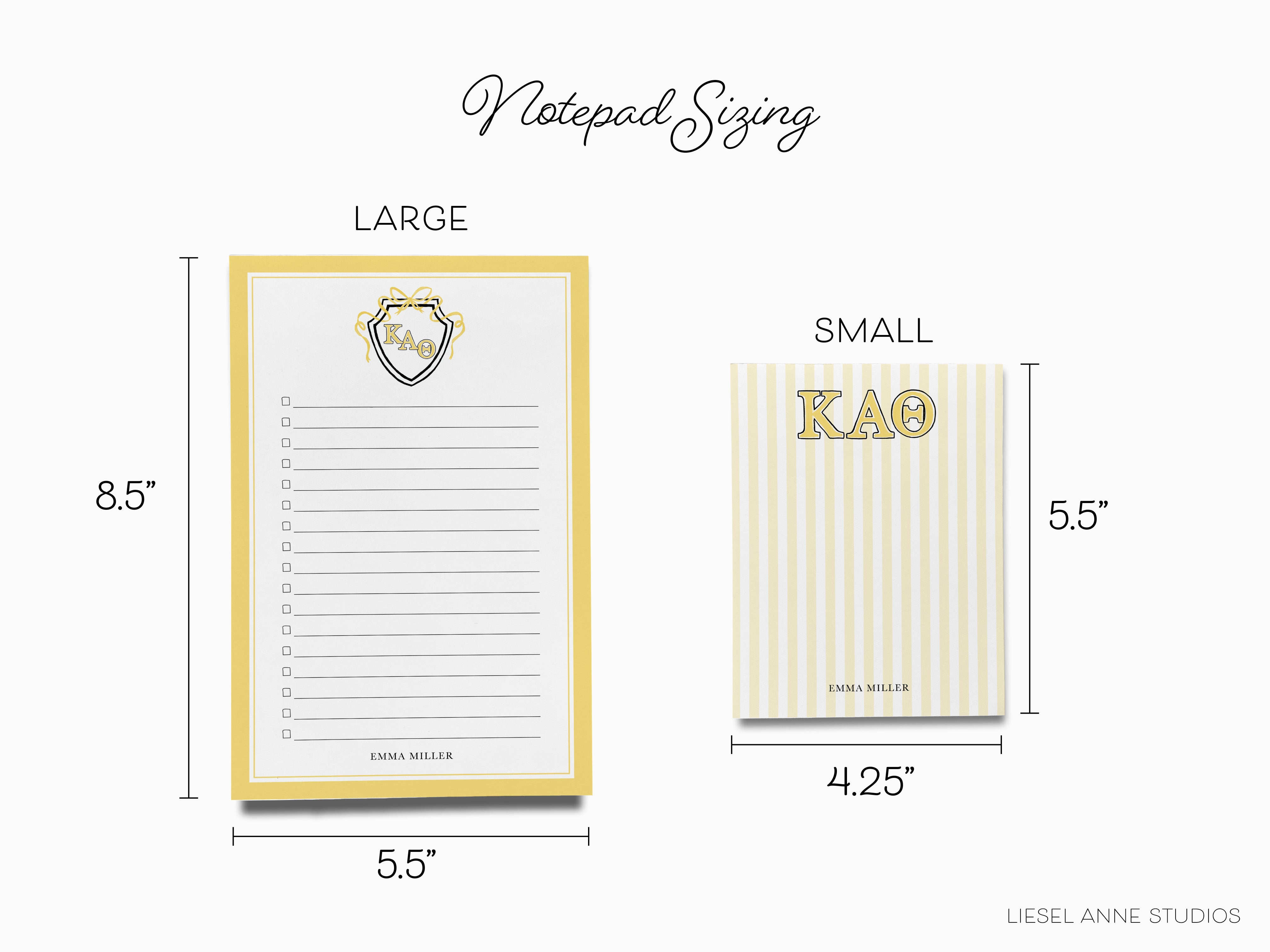a notepad with a ring on the front and a notepad with a small