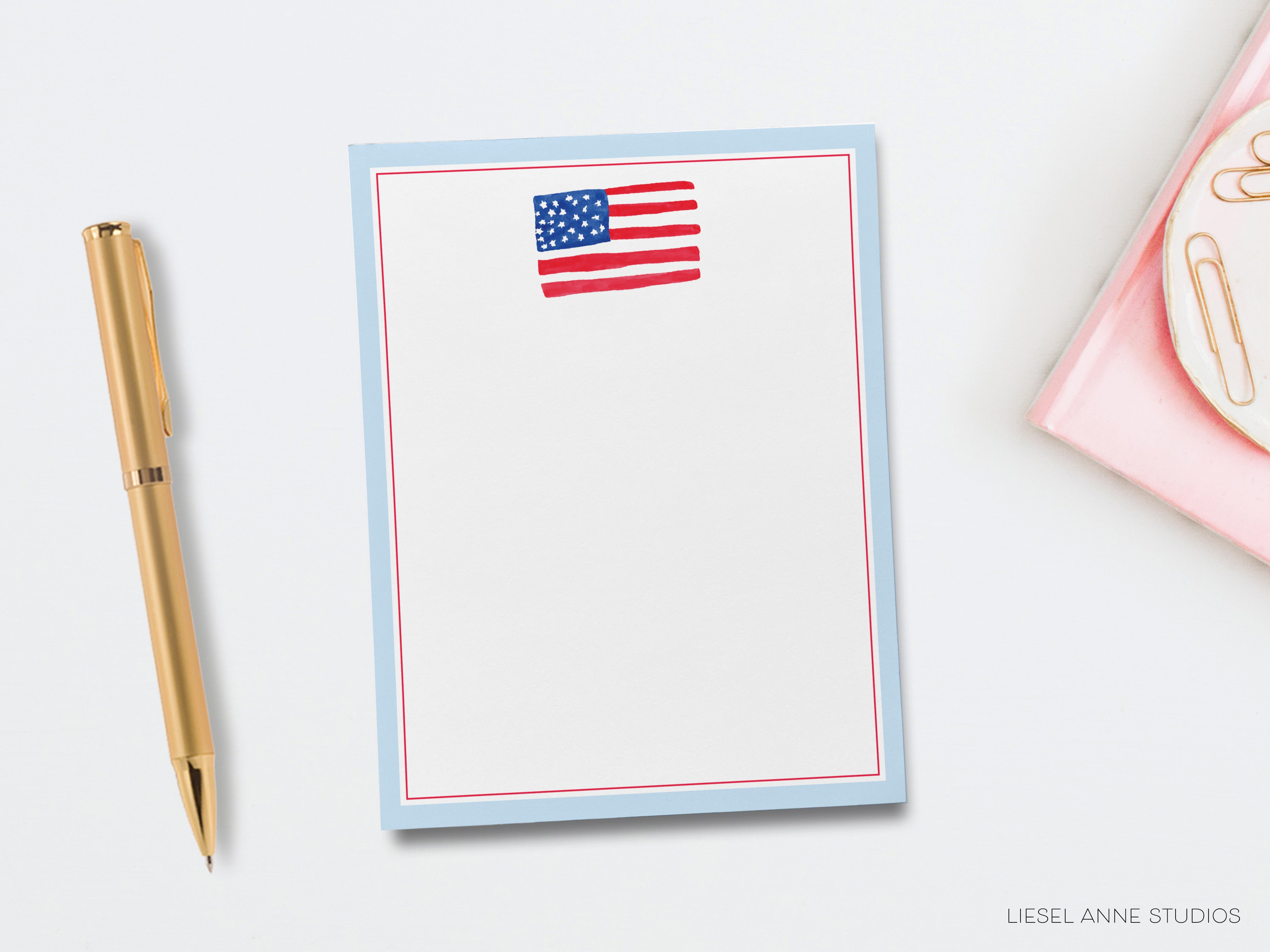 American Flag Notepad