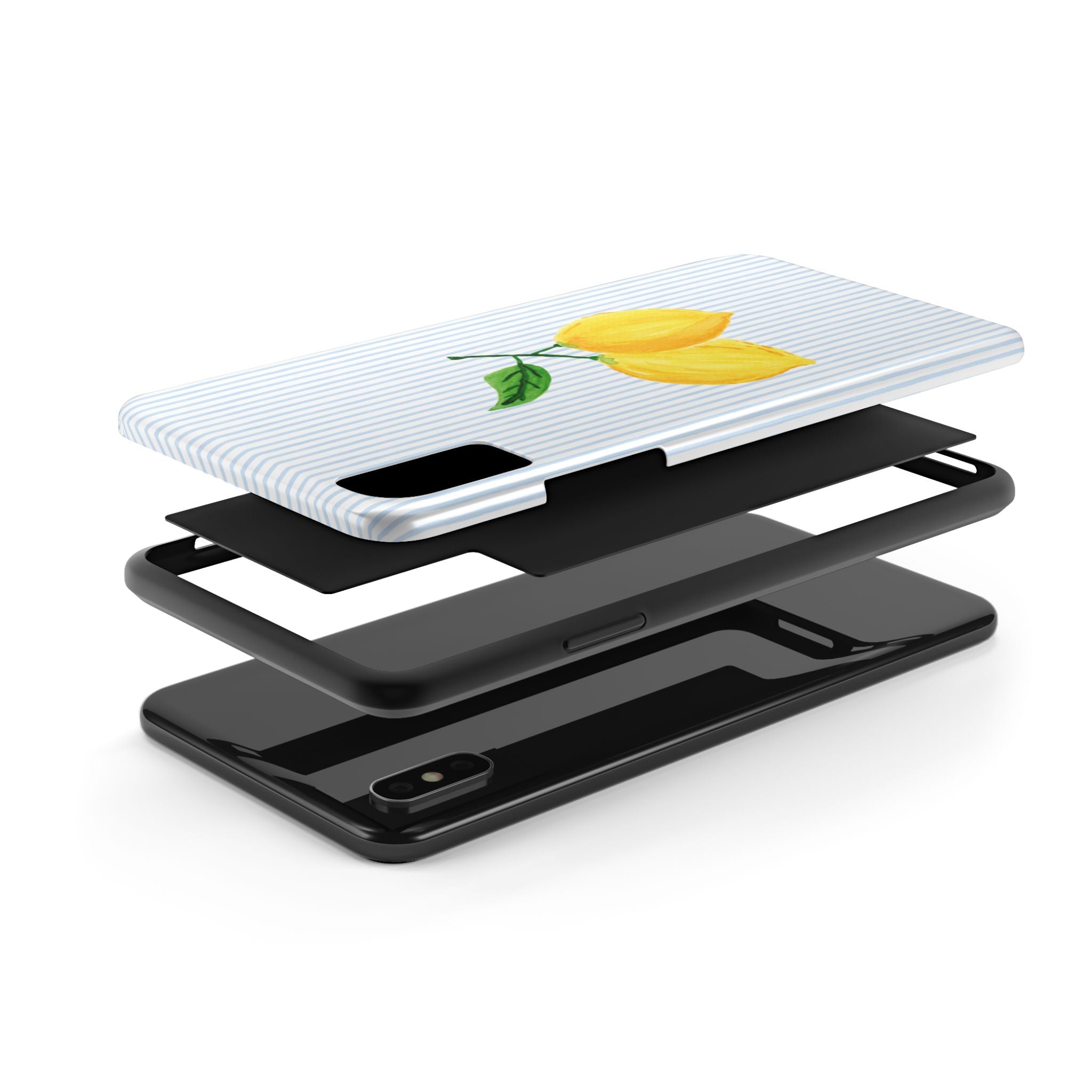 LEMON STRIPE TOUGH CASE [IPHONE 14 - IPHONE 11]