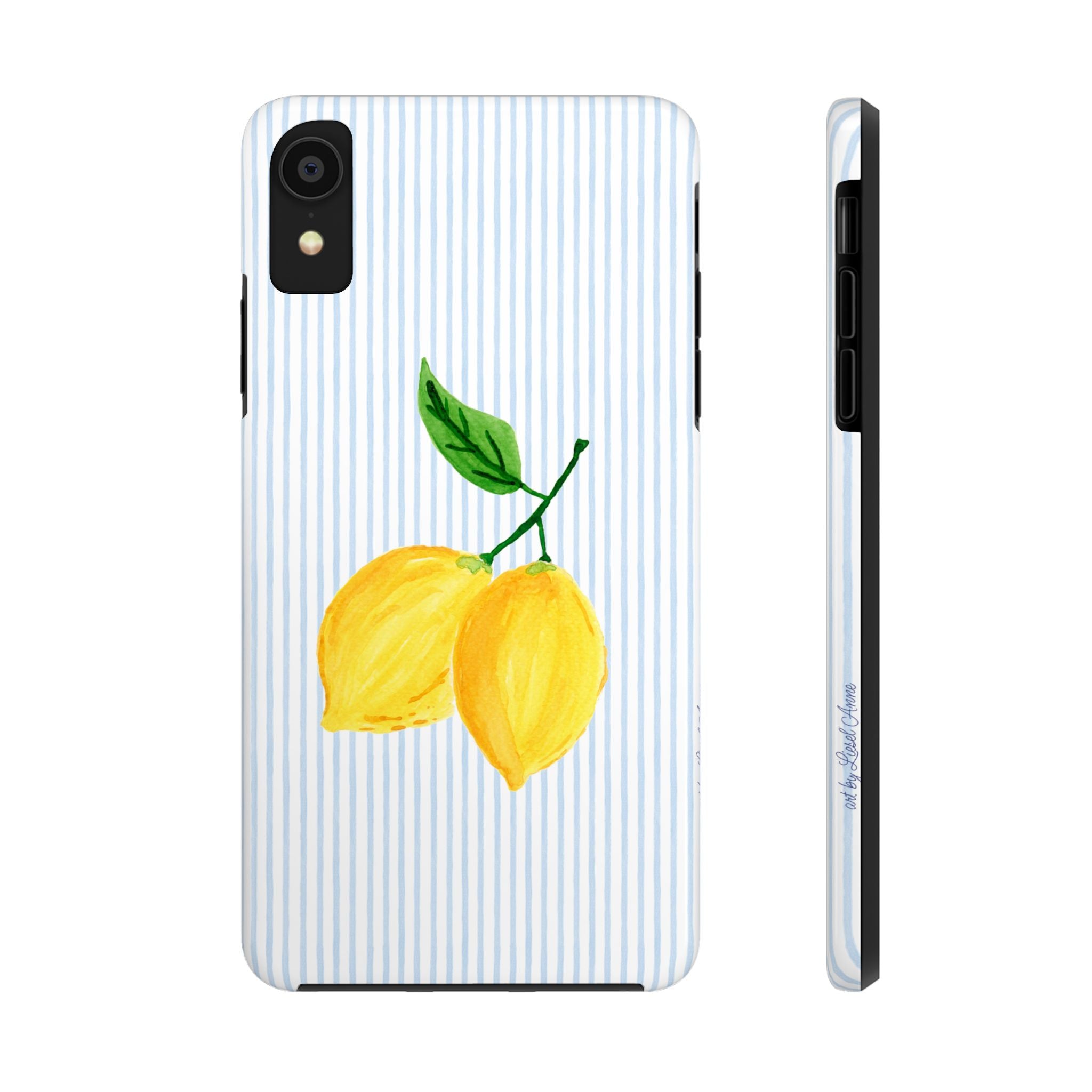 LEMON STRIPE TOUGH CASE [IPHONE 14 - IPHONE 11]