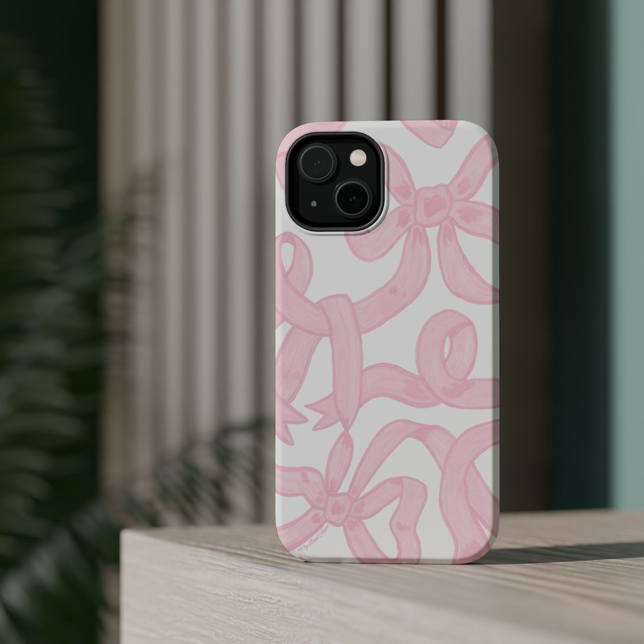 Pink & White Bows MagSafe Tough Case  [iPhone 13 - iPhone 16]
