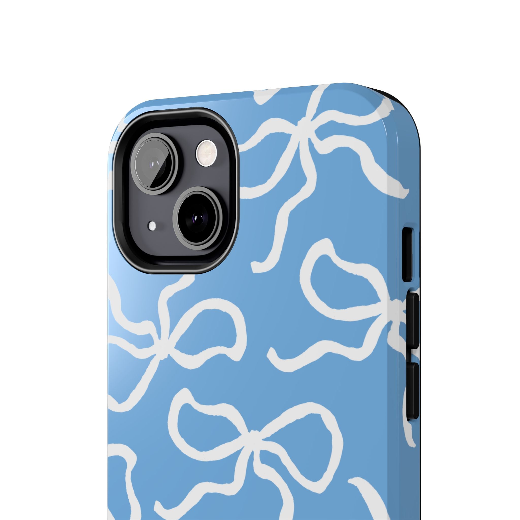 Blue & White Bows Tough Case [iPhone 14 - iPhone 11]