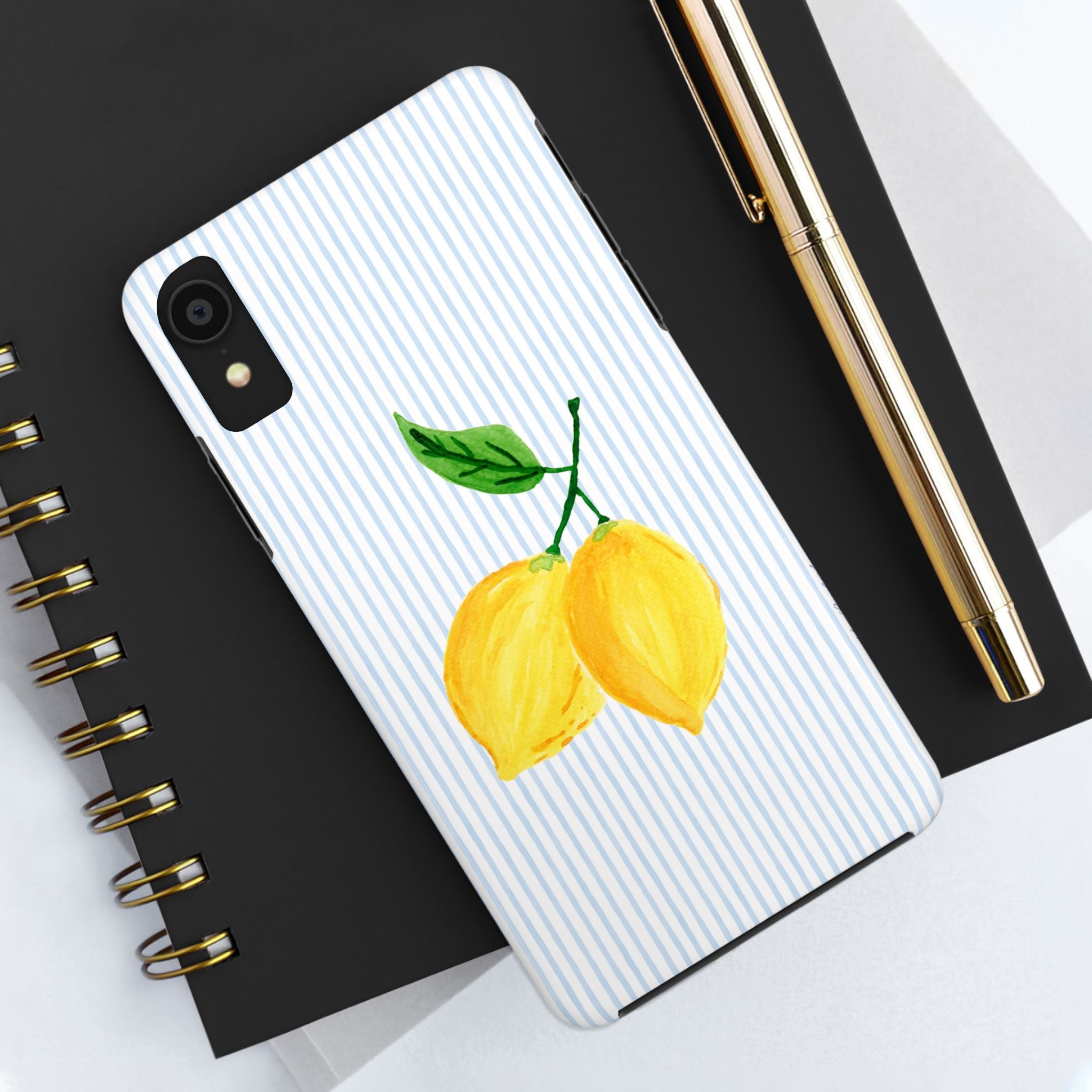 LEMON STRIPE TOUGH CASE [IPHONE 14 - IPHONE 11]