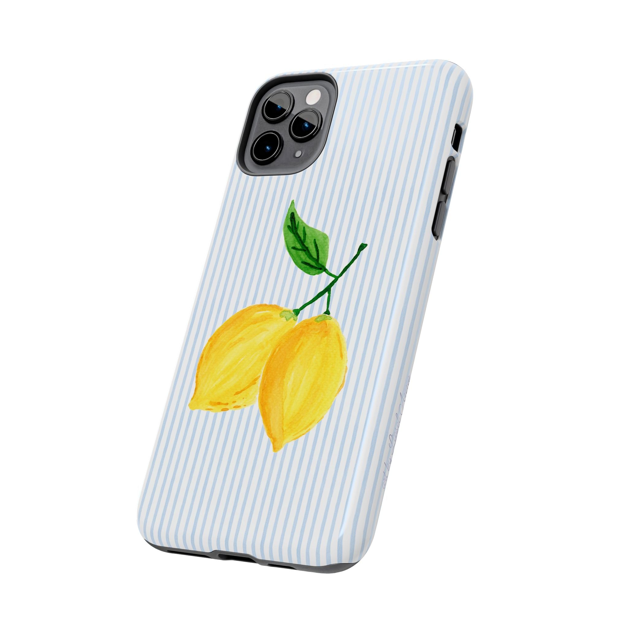 LEMON STRIPE TOUGH CASE [IPHONE 14 - IPHONE 11]