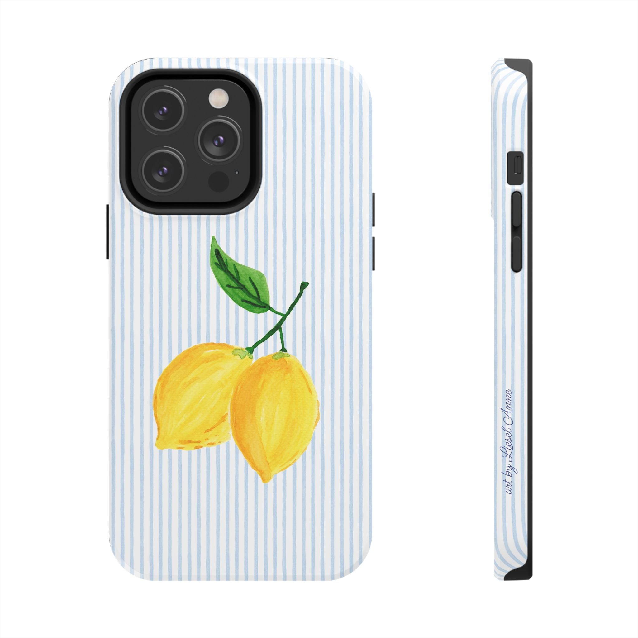 LEMON STRIPE TOUGH CASE [IPHONE 14 - IPHONE 11]