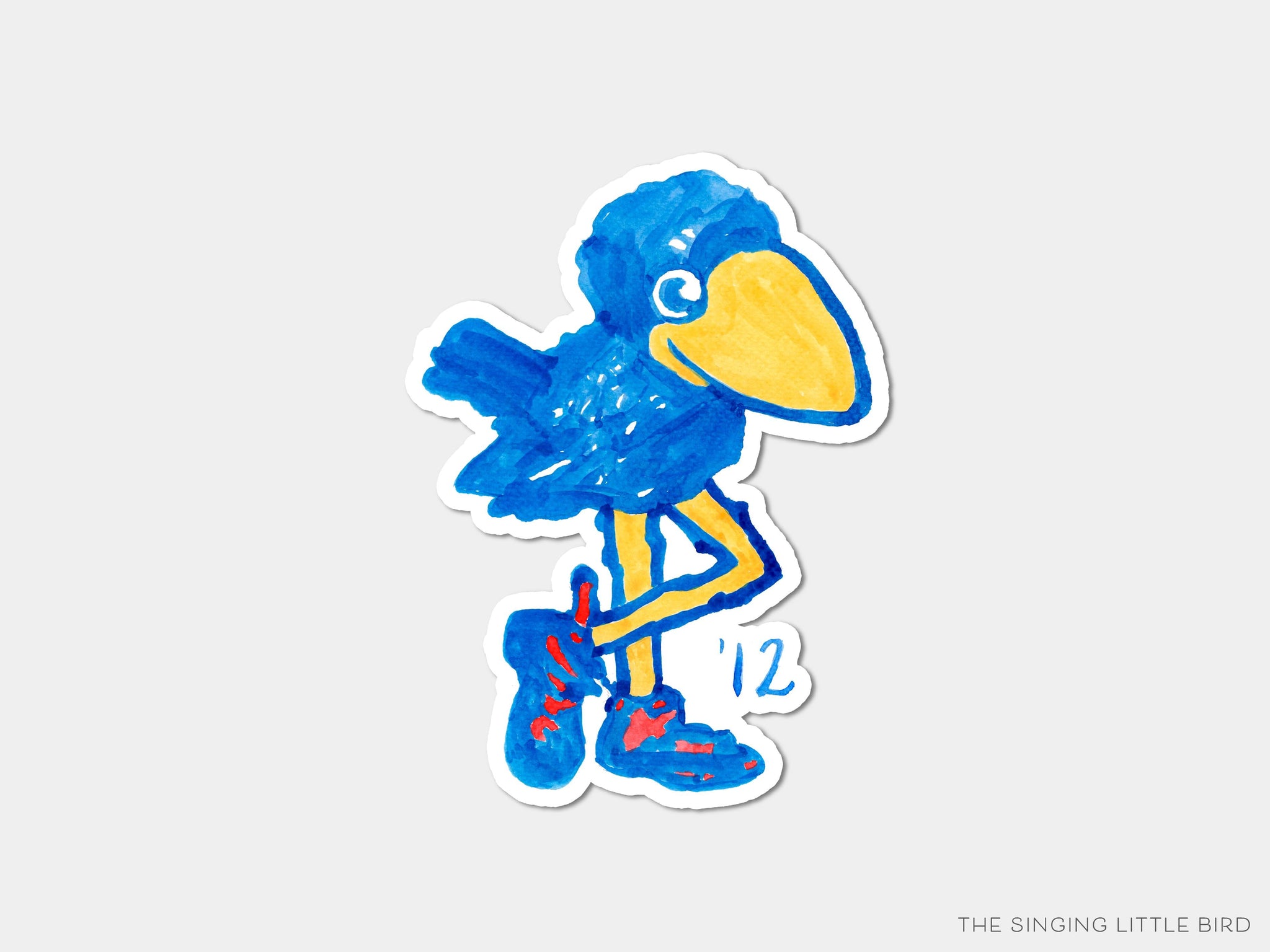 1912 Jayhawk Vinyl Sticker [Officially Licensed] | The Singing Little Bird