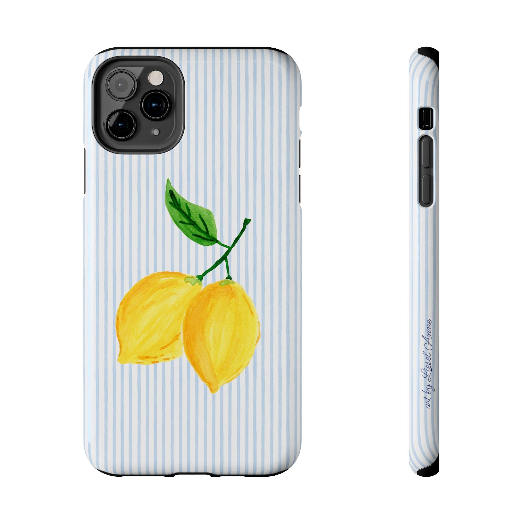 LEMON STRIPE TOUGH CASE [IPHONE 14 - IPHONE 11]