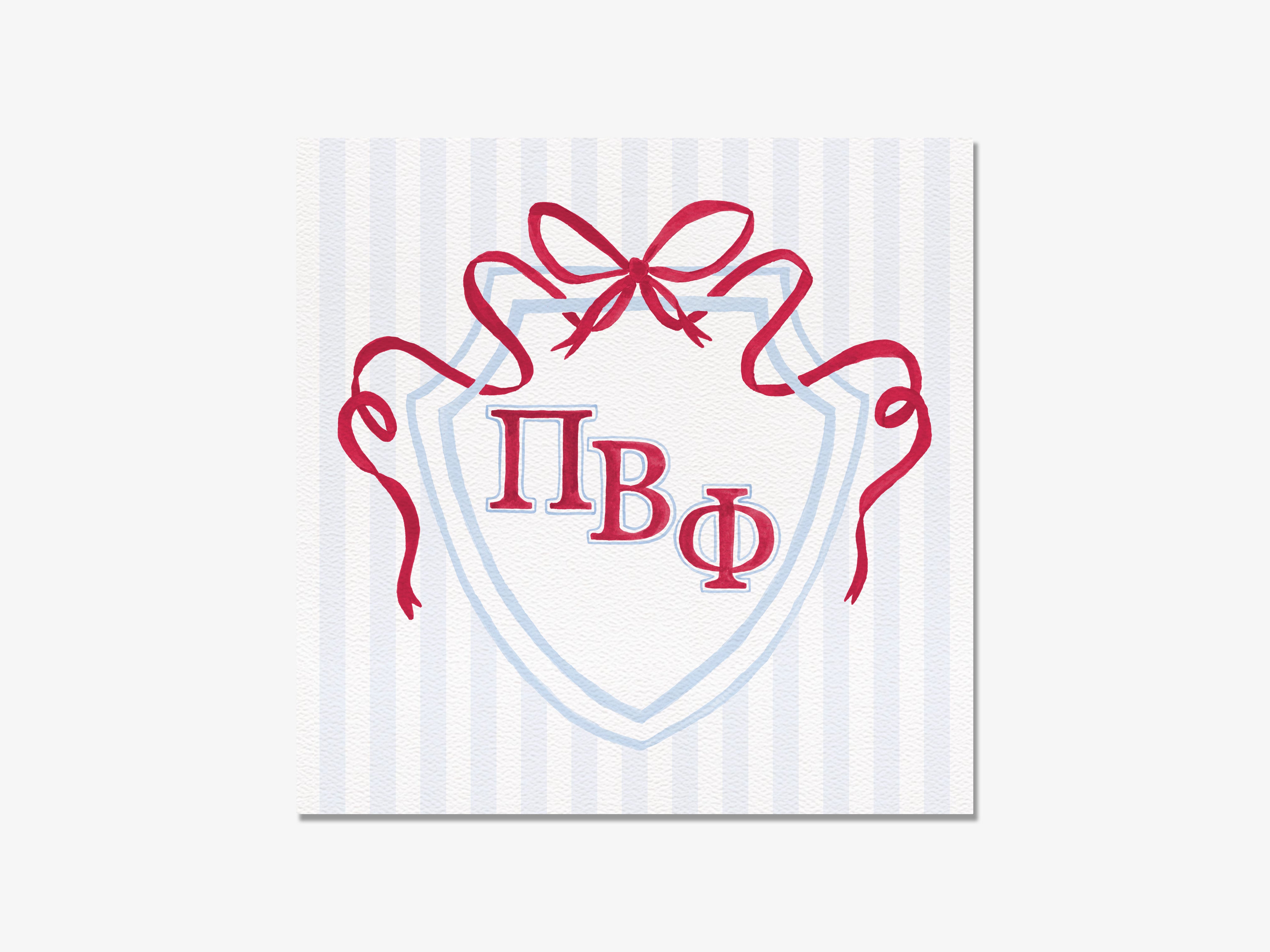 a shield-shaped design with a red ribbon and the letters "IBB" prominently displayed in the center.