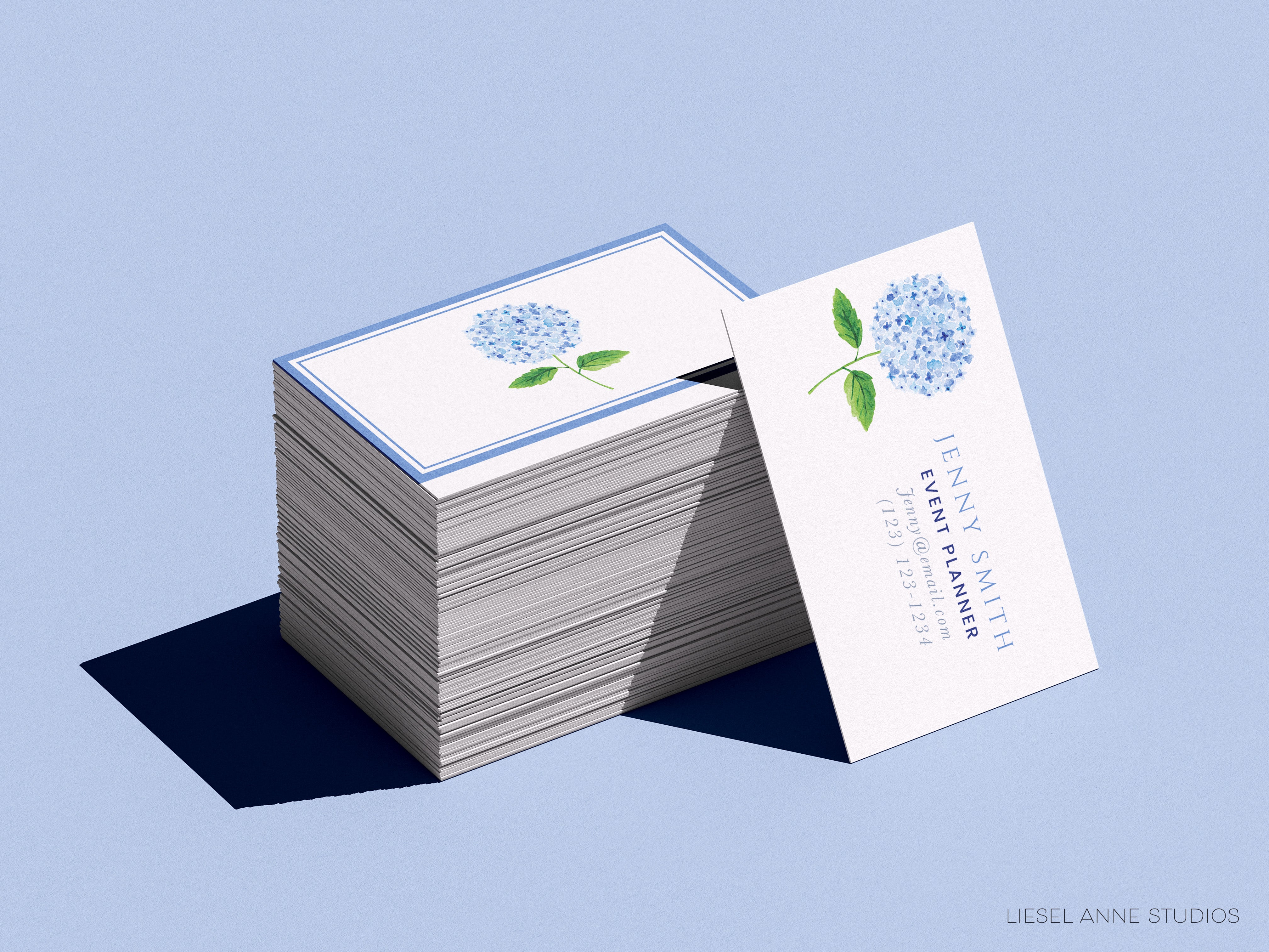a stack of business cards sitting on top of each other