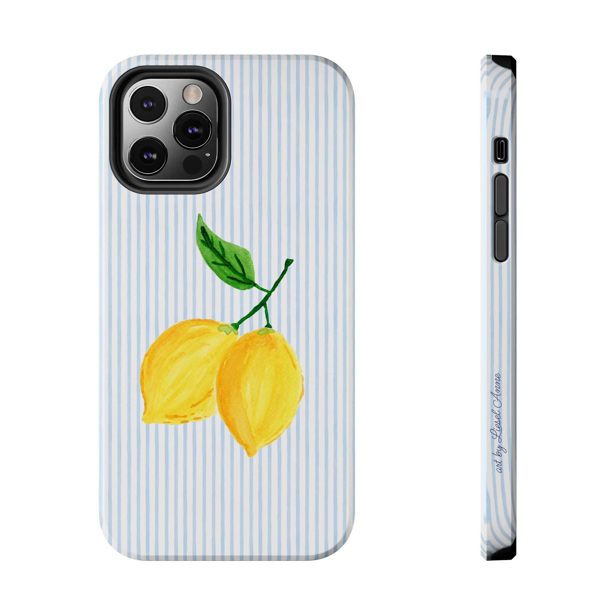 LEMON STRIPE TOUGH CASE [IPHONE 14 - IPHONE 11]