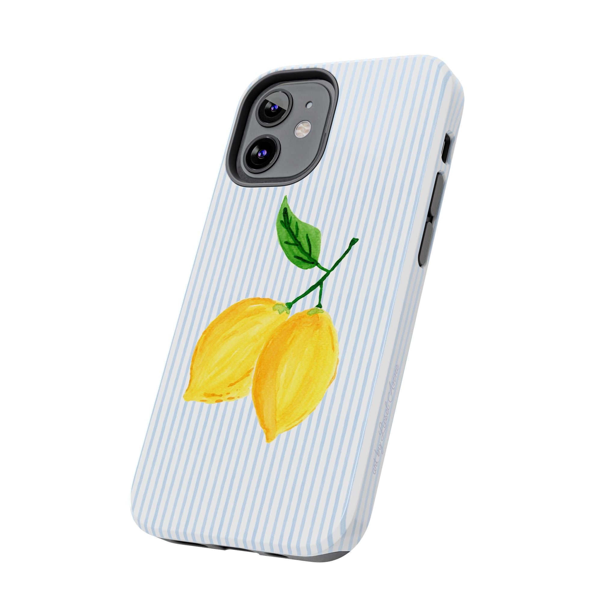 LEMON STRIPE TOUGH CASE [IPHONE 14 - IPHONE 11]