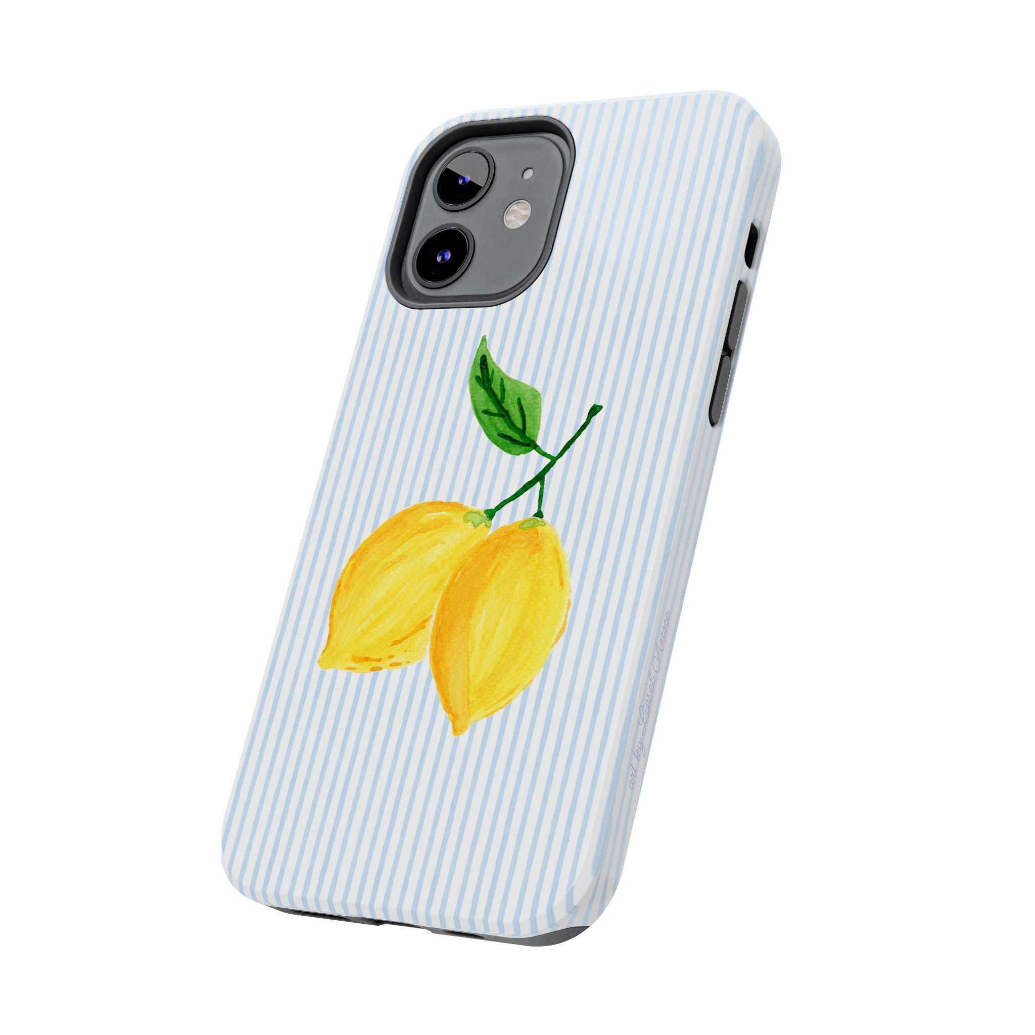 LEMON STRIPE TOUGH CASE [IPHONE 14 - IPHONE 11]