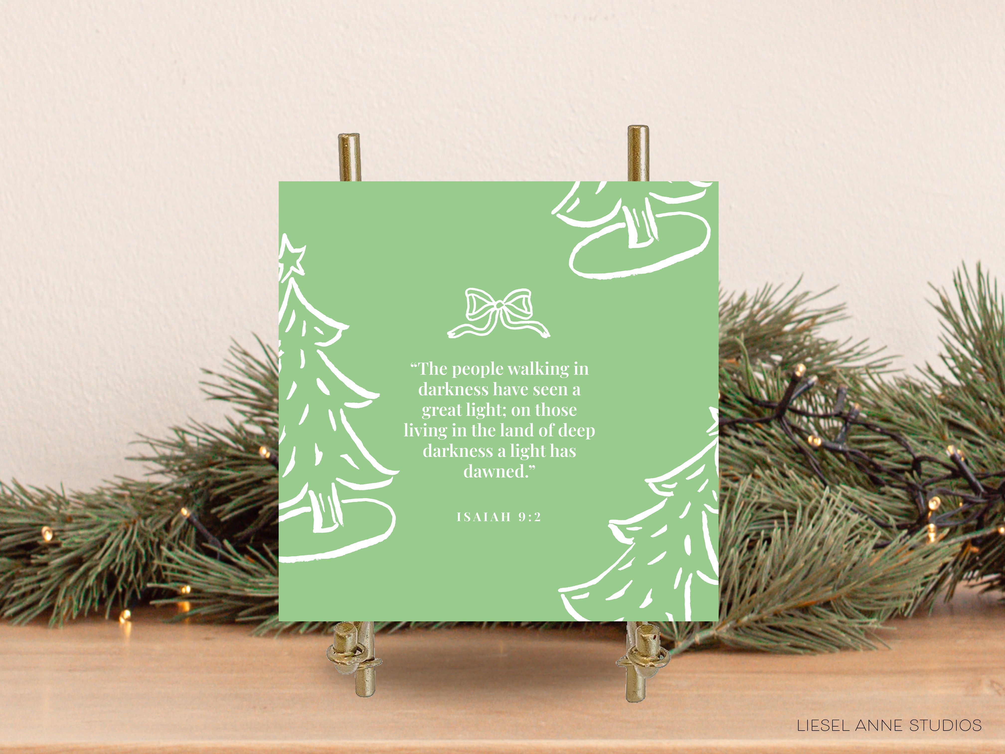 Advent Calendar Cards [Daily Activity + Scriptures]-The Singing Little Bird