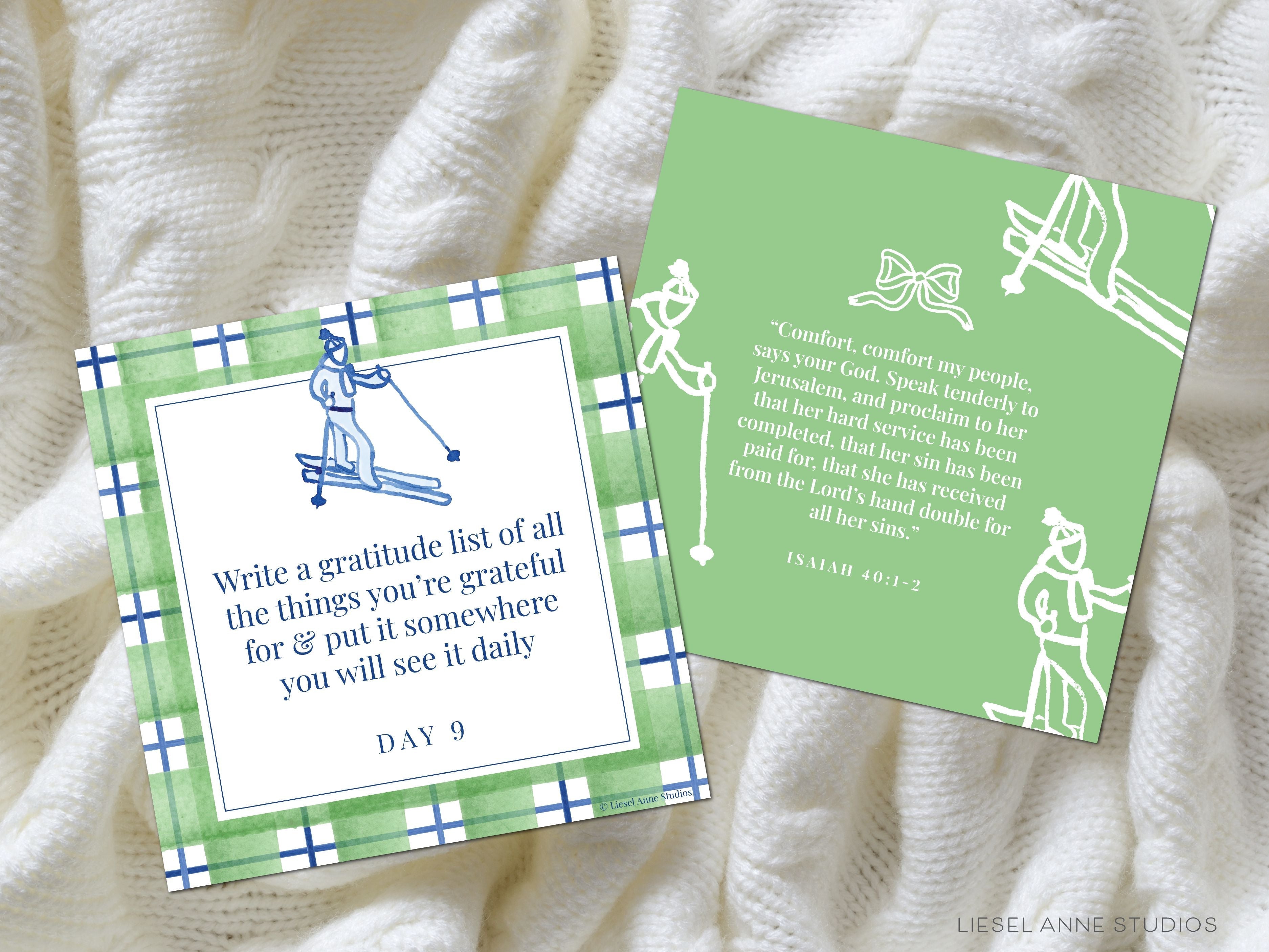 Advent Calendar Cards [Daily Activity + Scriptures]-The Singing Little Bird