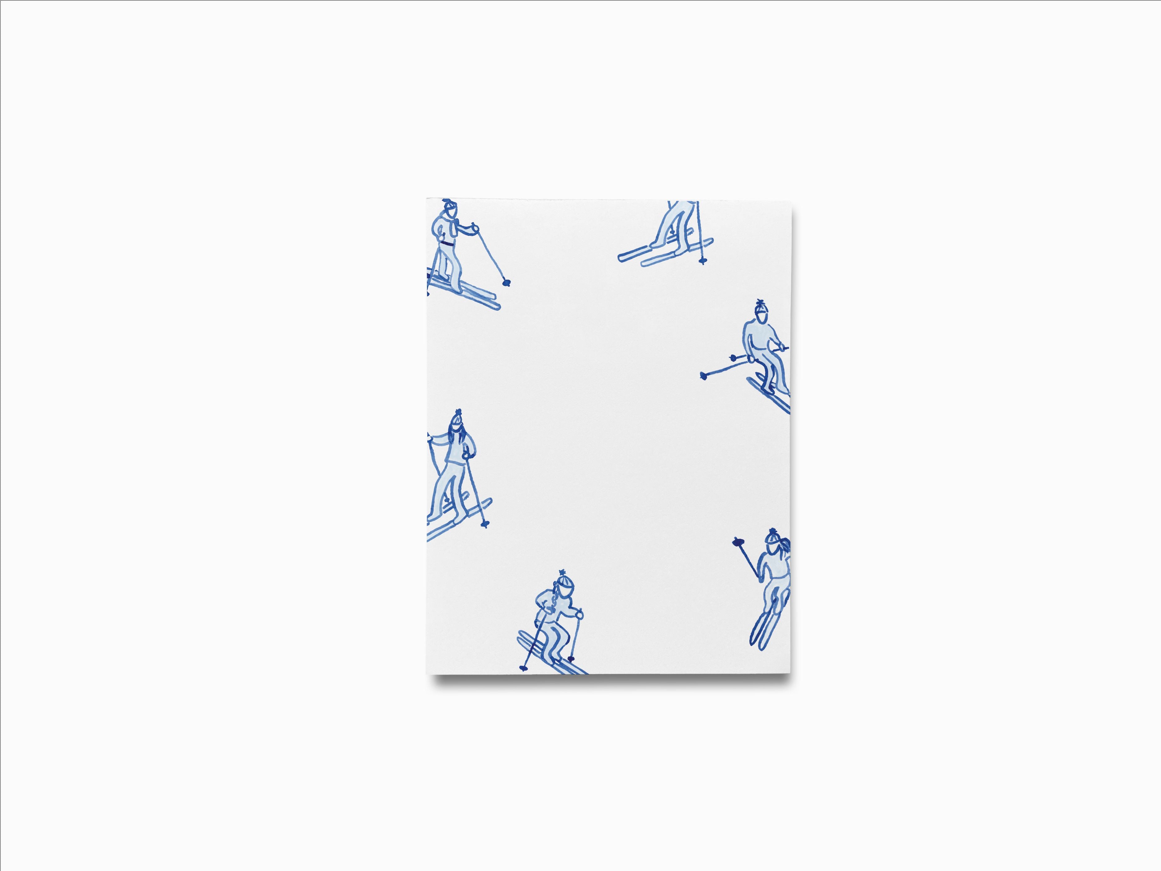 Après Ski Notepad-These notepads feature our hand-painted watercolor Après Ski sweater pattern, printed in the USA on a beautiful smooth stock. You choose which size you want (or bundled together for a beautiful gift set) and makes a great gift for the checklist and ski lover in your life.-The Singing Little Bird