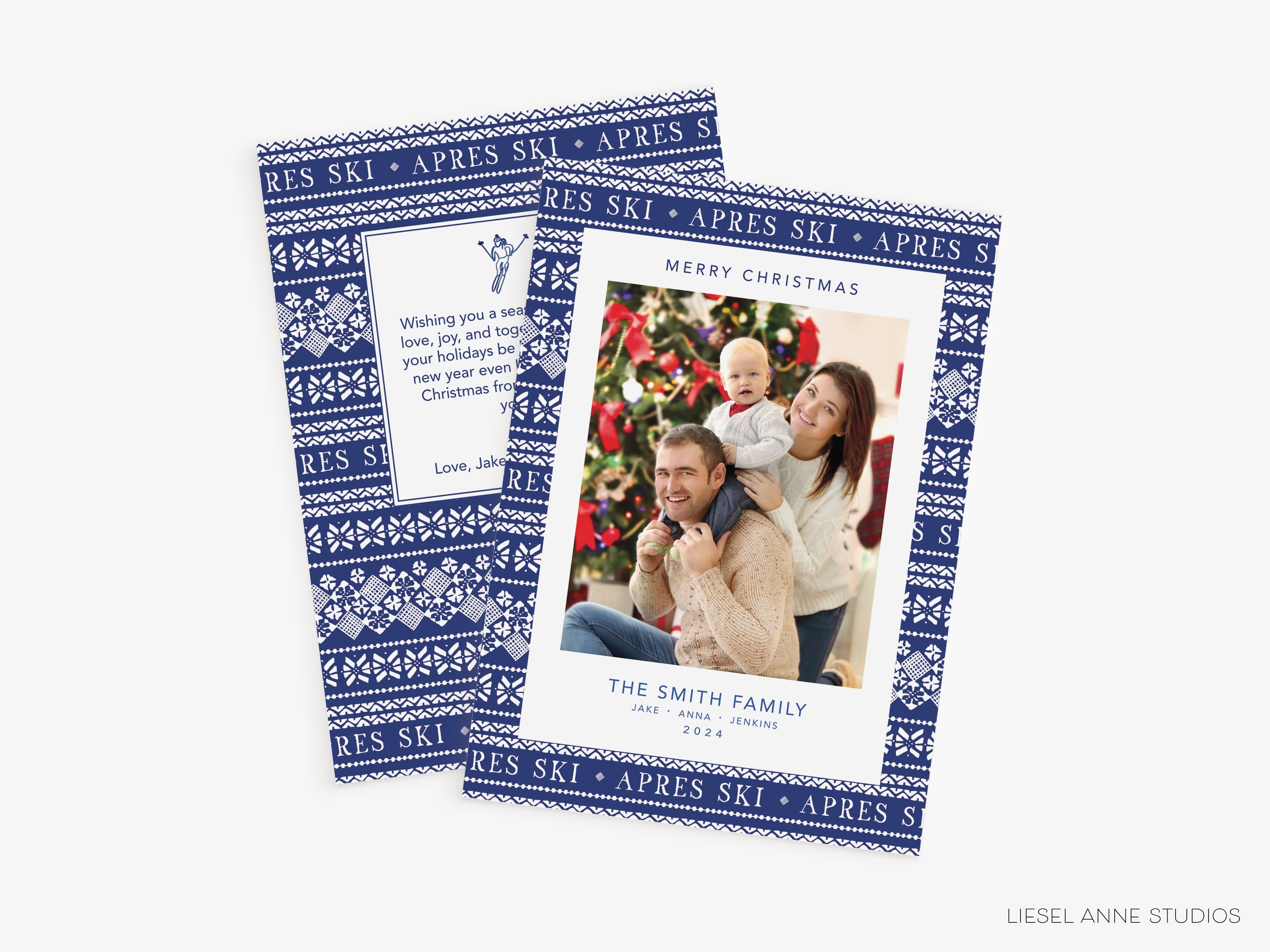 Après Ski Sweater Holiday Photo Card-Sets of flat cards customized for your family + white envelopes Measures 5” x 7” (A7) Printed on 120lb high quality stationery paper with a beautiful eggshell finish Designed and printed in the USA Hand packaged with care and ready to gift or use 

Après Ski Sweater Holiday Photo Cards | Christmas Card Set | Winter Greetings | Cozy Holiday Cards | Customizable Photo Cards-The Singing Little Bird