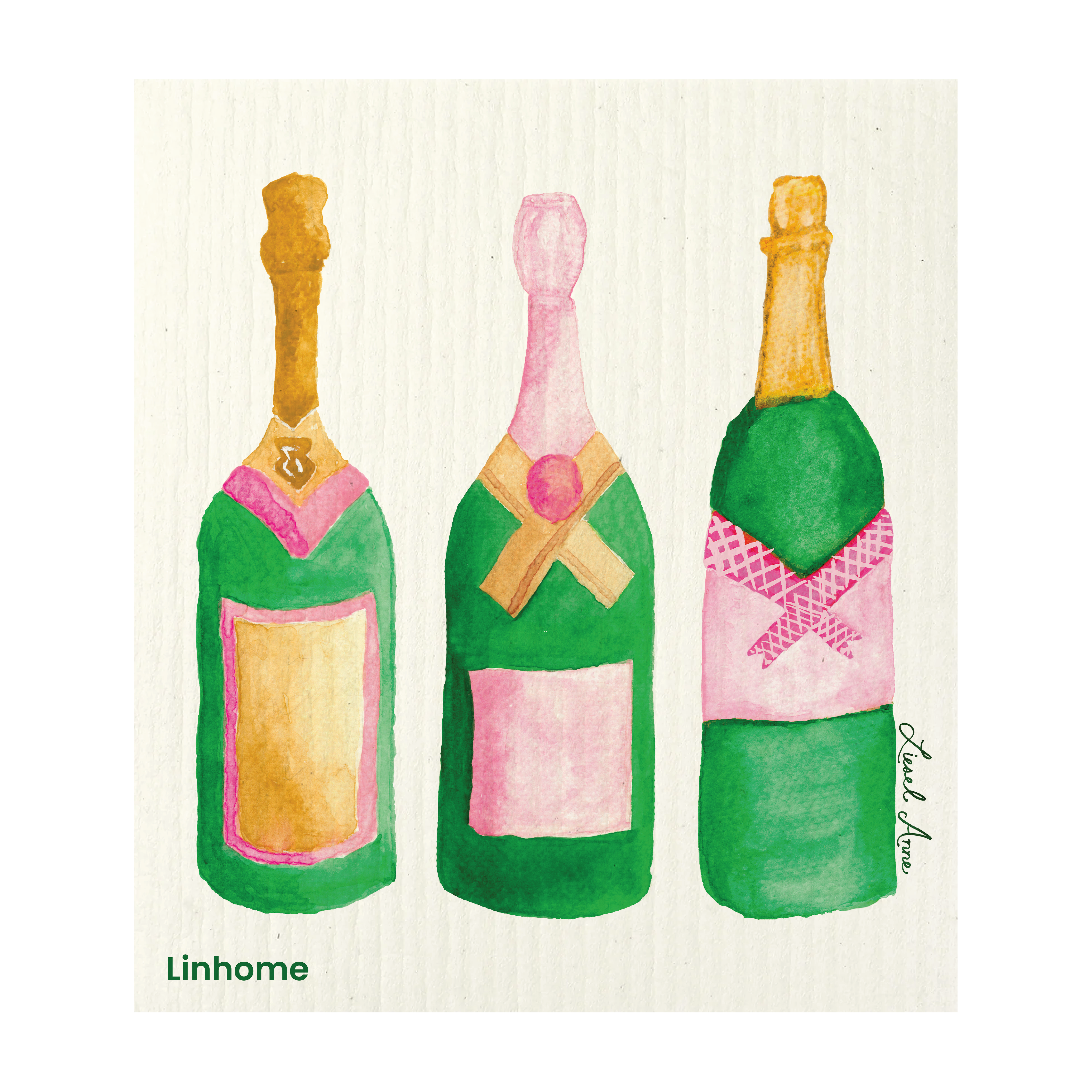 Cocktail Collection - Linhome x Liesel Anne Swedish Dishcloths - 4 Pack