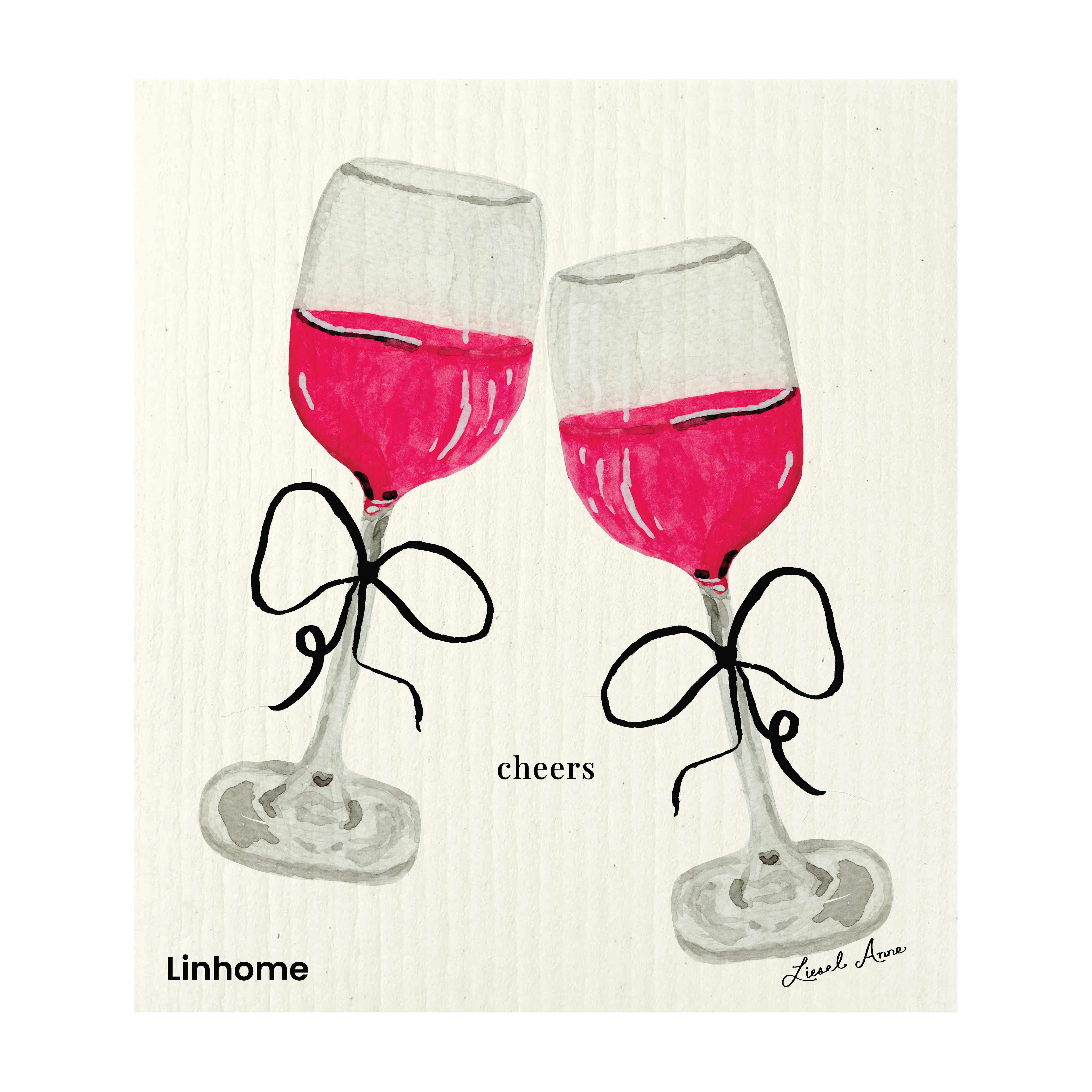 Cocktail Collection - Linhome x Liesel Anne Swedish Dishcloths - 4 Pack