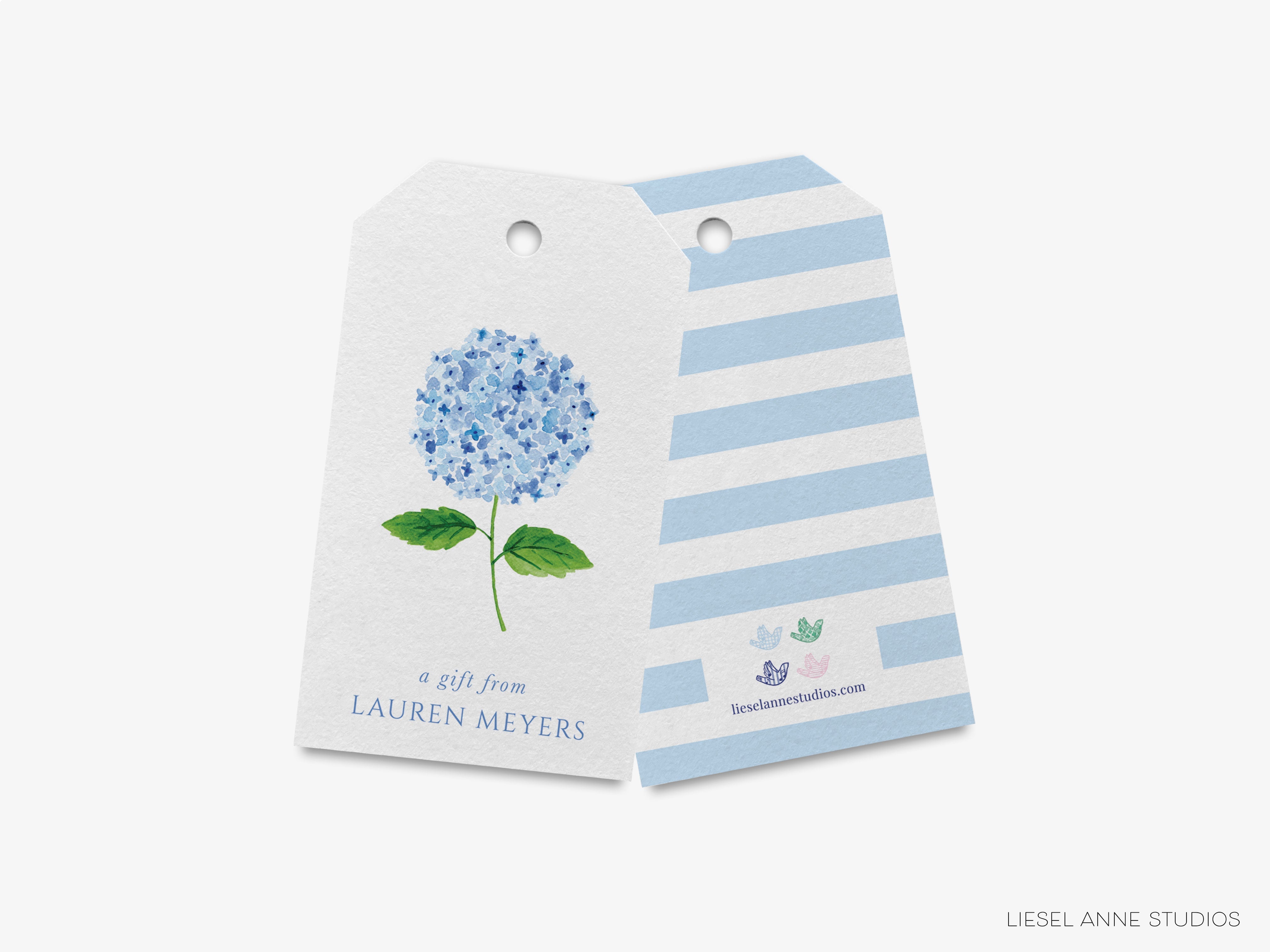 Personalized Hydrangea Gift Tags