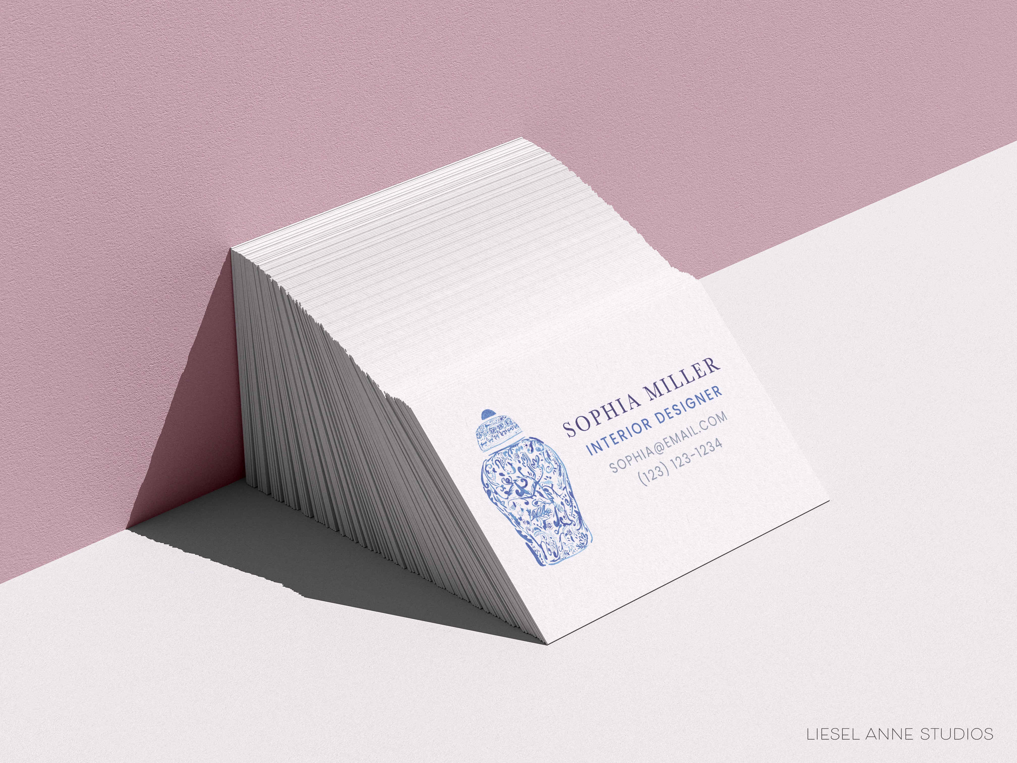 Custom Ginger Jar Business Cards