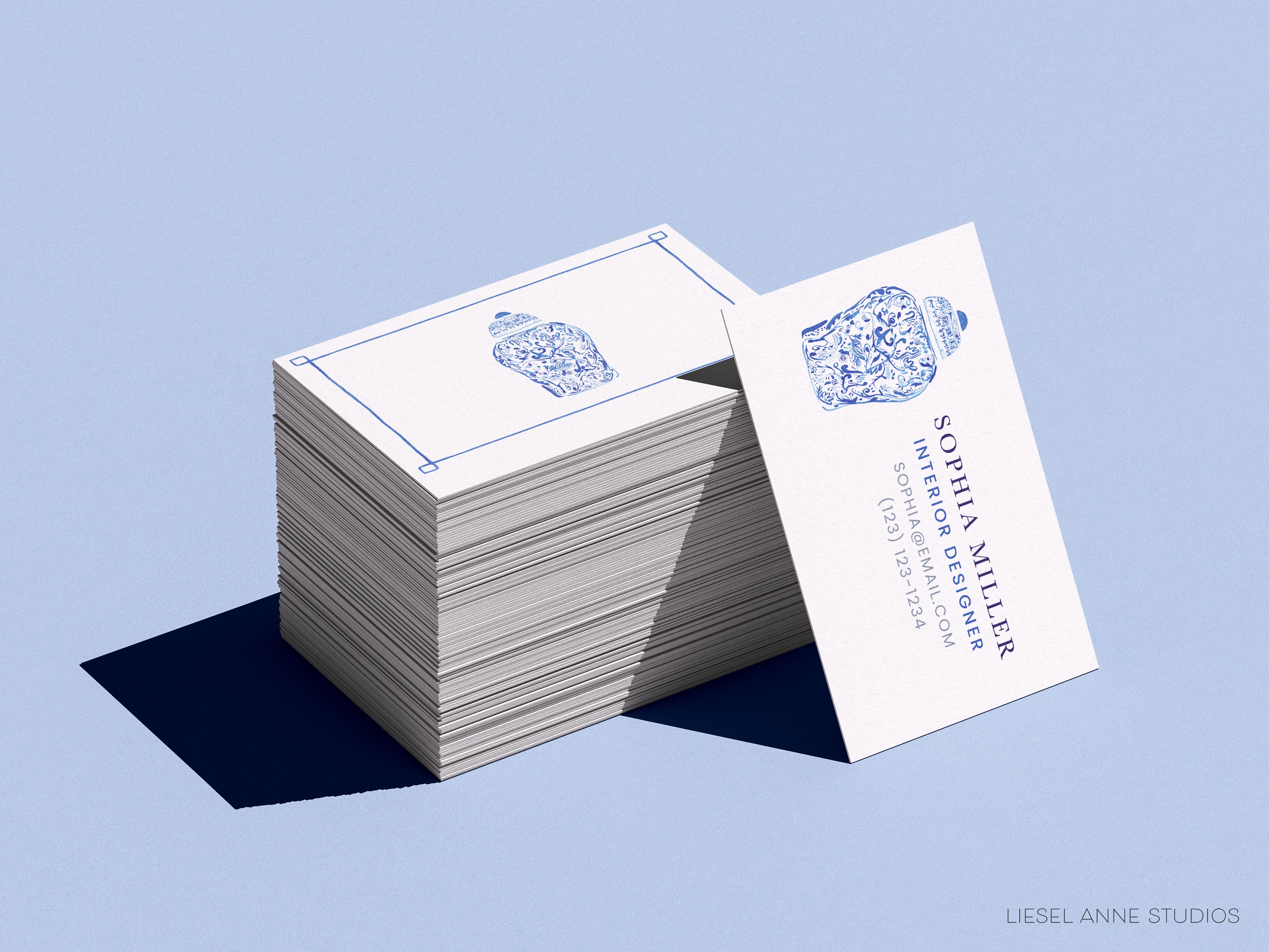Custom Ginger Jar Business Cards