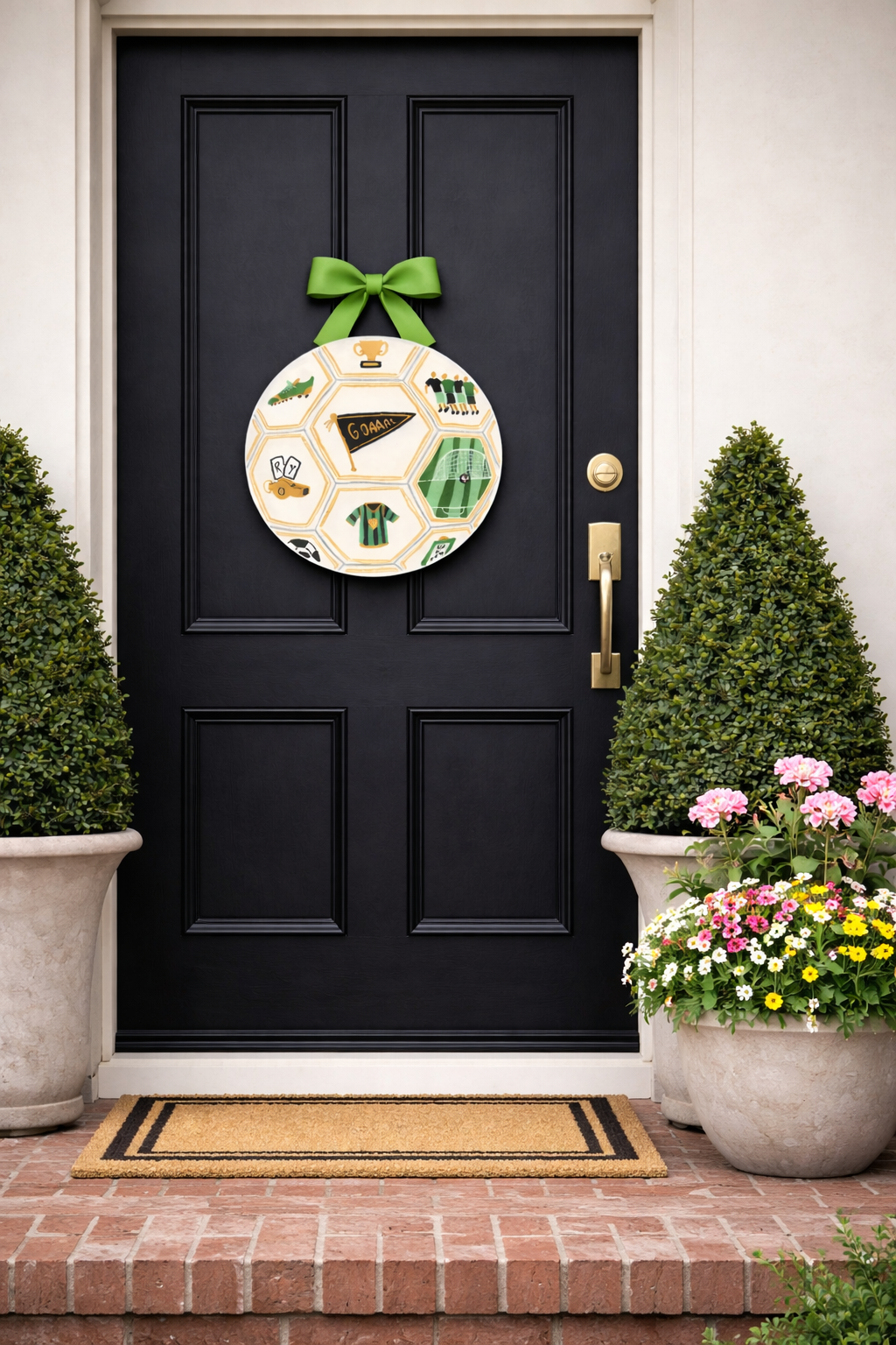 The Golden Goal Soccer Ball Hanger