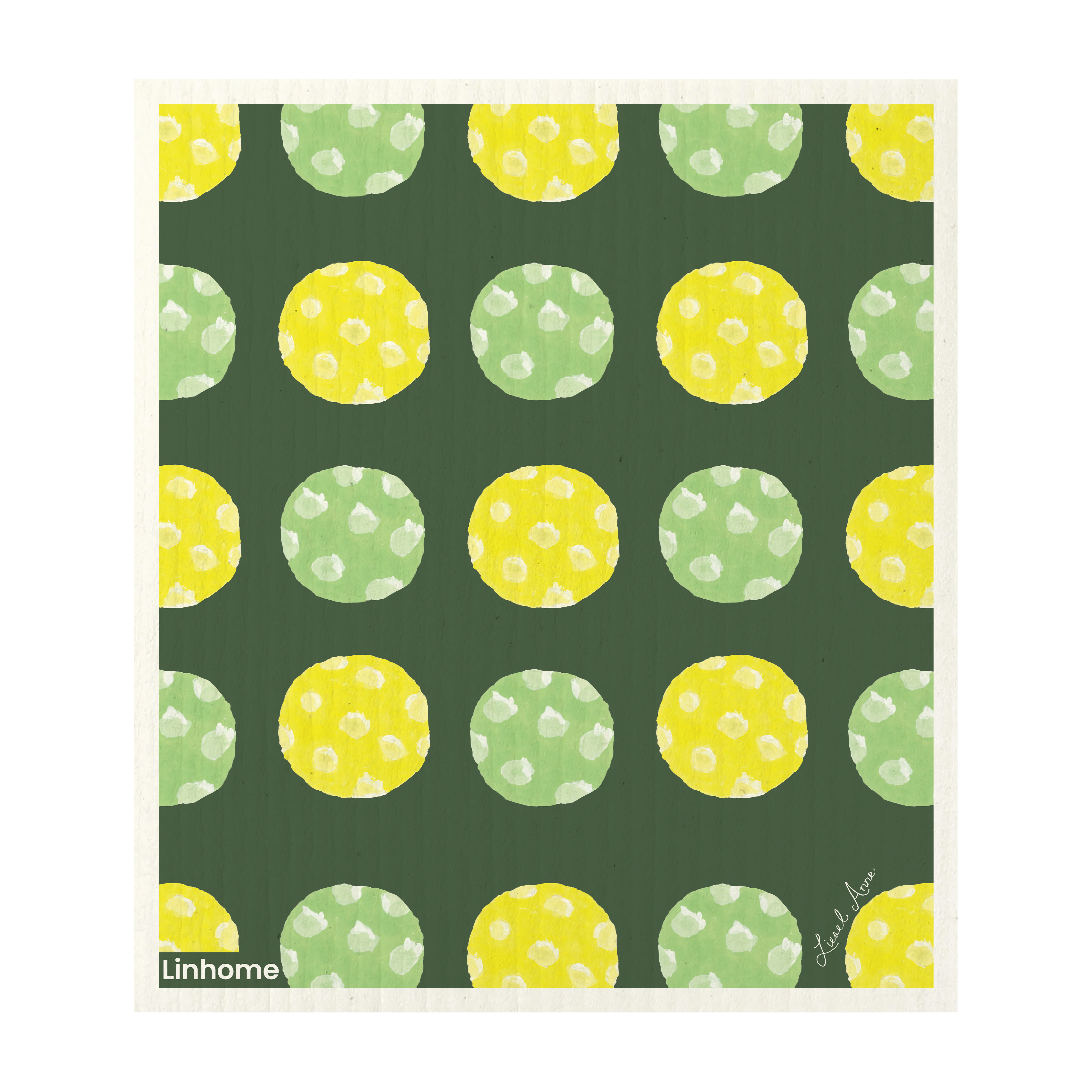In the Kitchen  Pickleball Swedish Dishcloths– Linhome x Liesel Anne Collection-  4 Pack