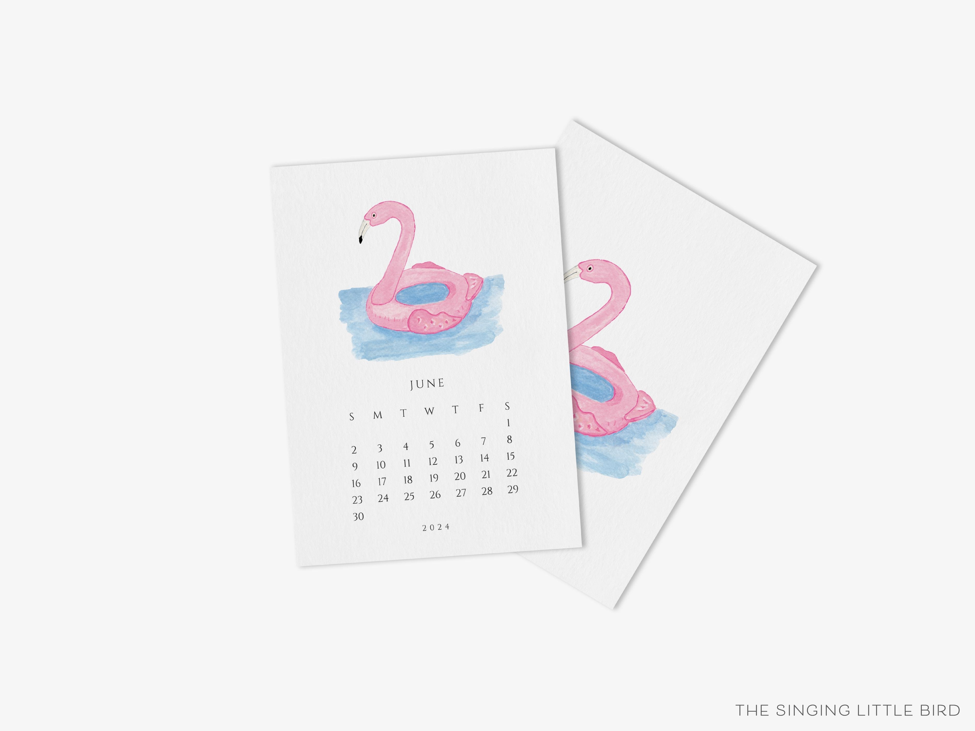 Little Joys 2024 Watercolor Desk Calendar-These calendars feature our hand-painted watercolor various art prints for each month, printed in the USA on a beautiful high quality 120lb paper with an eggshell finish. They come with beautifully designed backs that can be used as art prints and makes a great gift for the desktop calendar lover in your life.-The Singing Little Bird