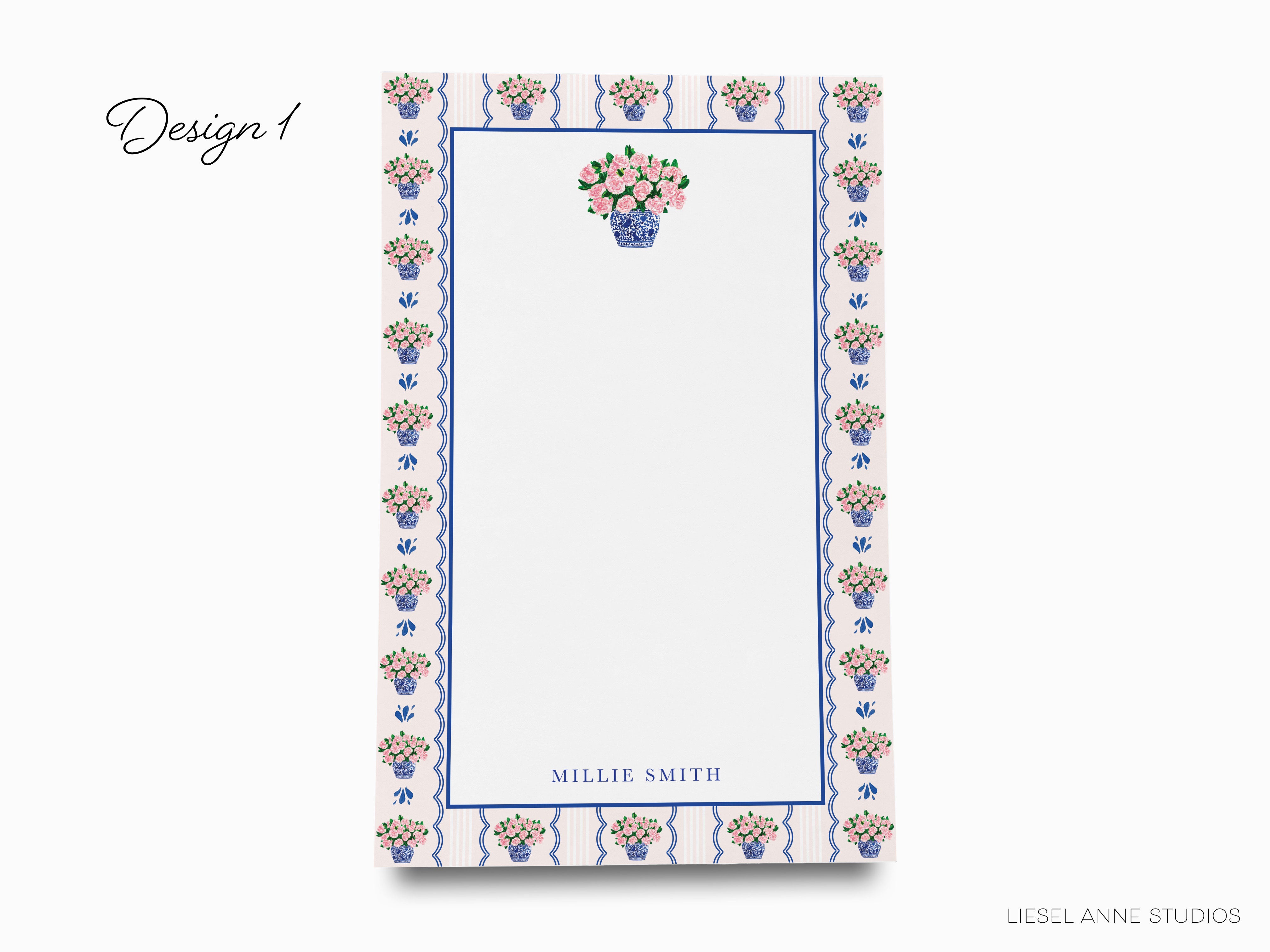 Peonies in Ginger Jar Notepad