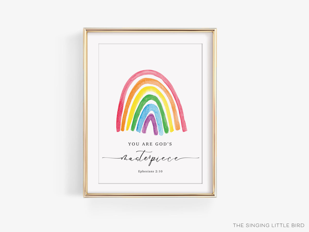 Rainbow Art Print | The Singing Little Bird