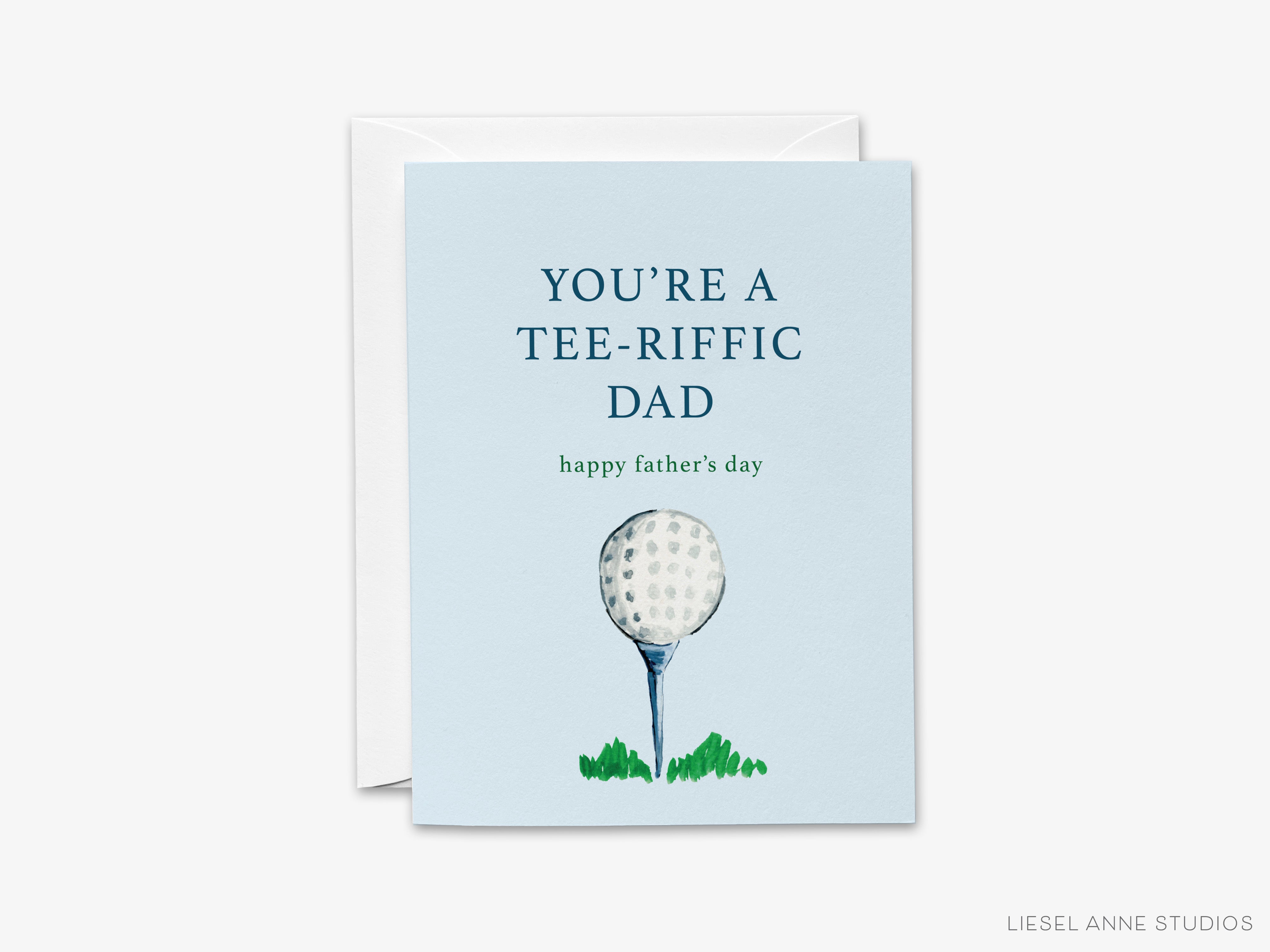 You're A Tee-Riffic Dad Father's Day Golf Card